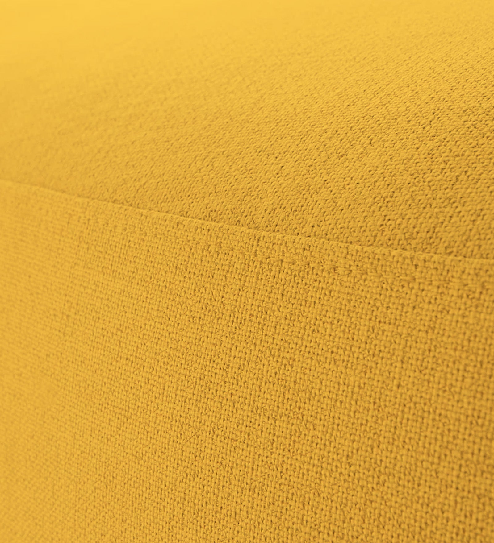 Nona Fabric Pouffe In Bold Yellow Colour - Febonic Living