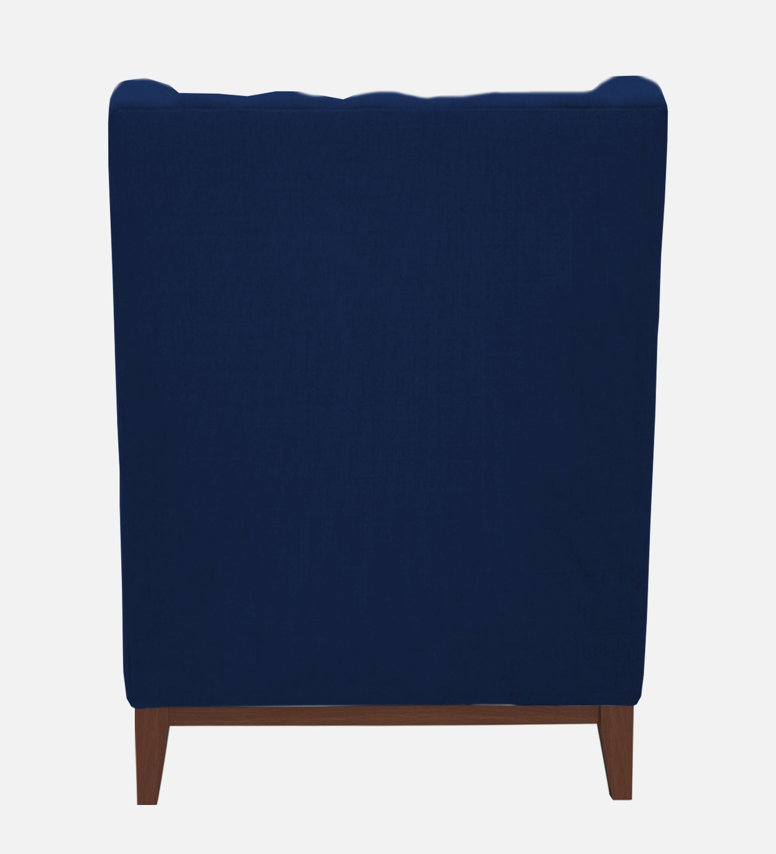 Panas Fabric Wing Chair In Royal Blue Colour - Febonic Living
