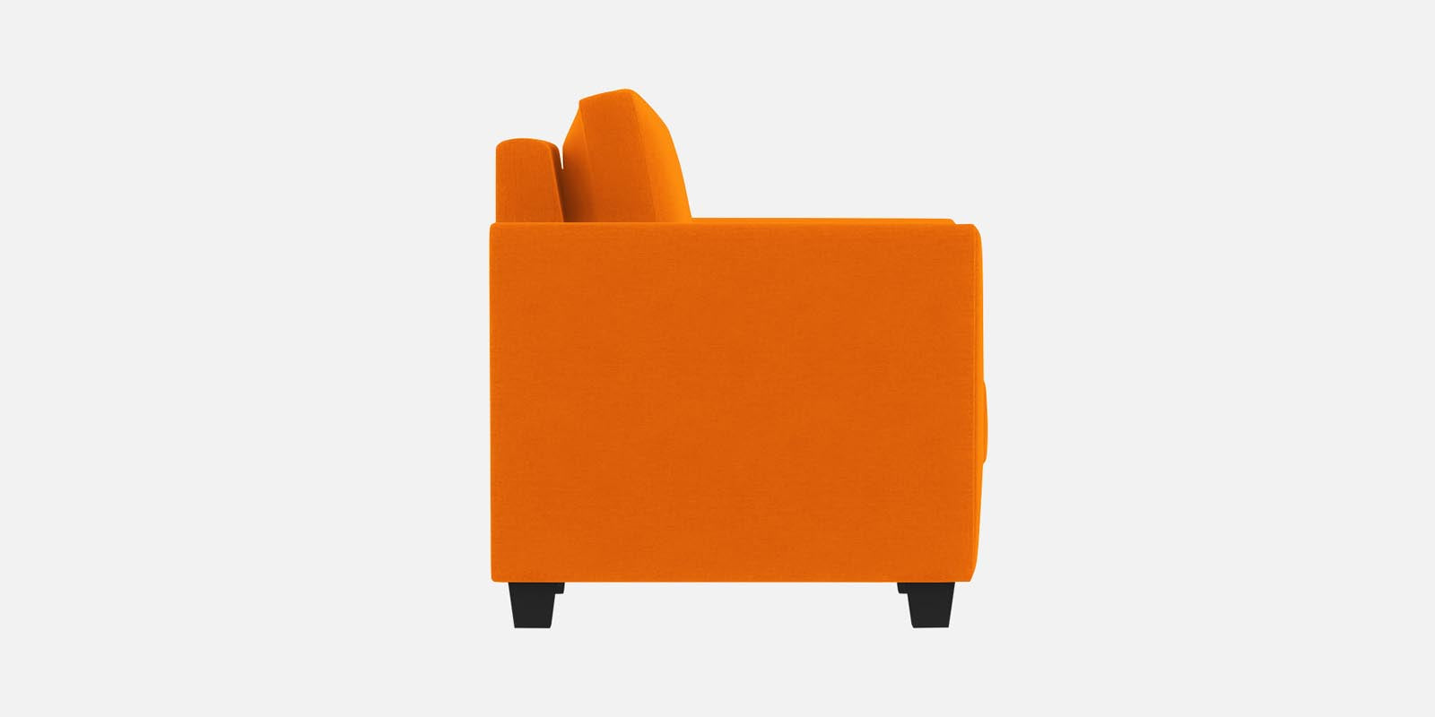 Daku Fabric 3 Seater Sofa In Vivid Orange Colour - Febonic Living