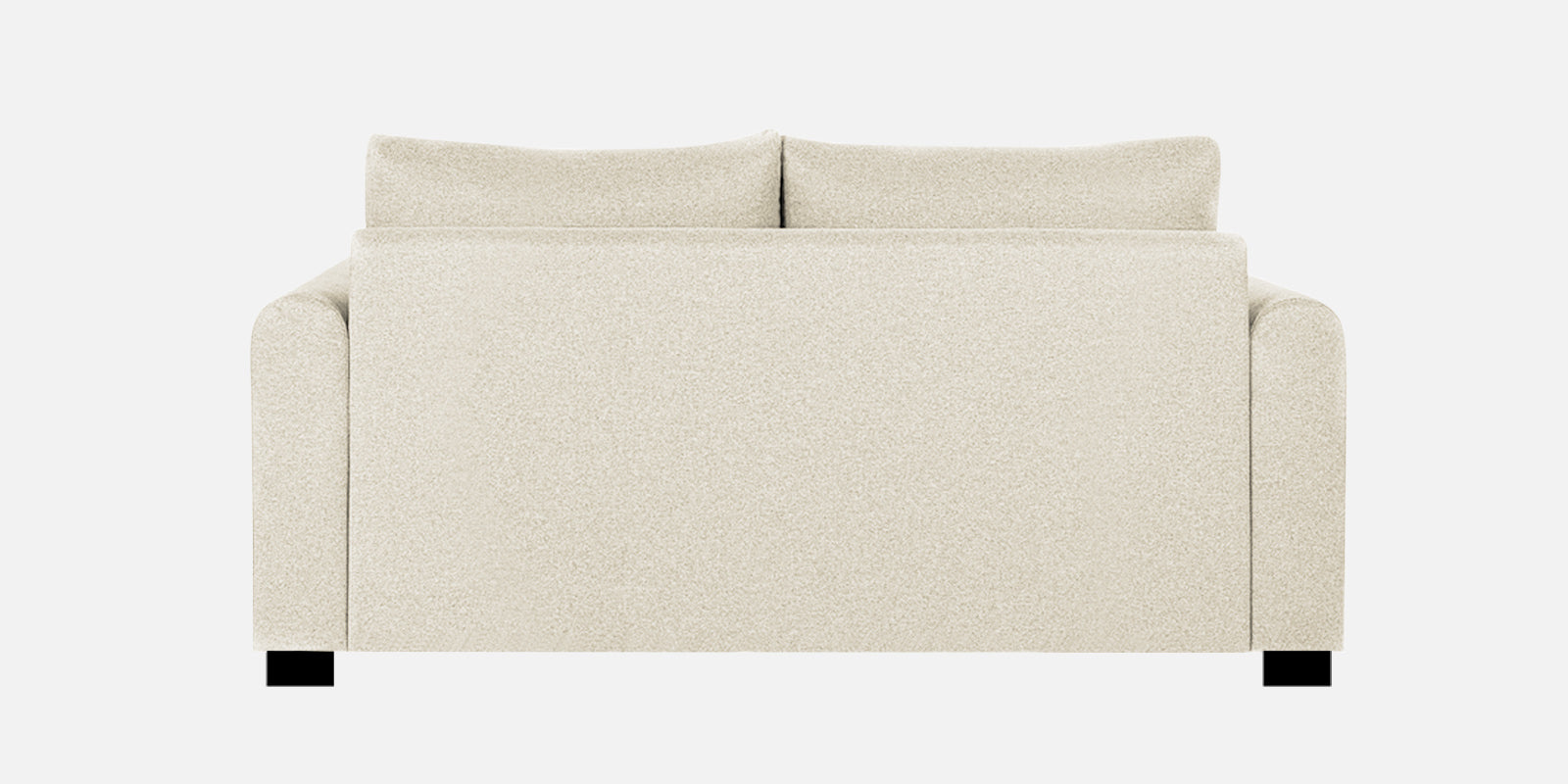 Sigma Fabric 2 Seater Sofa In Ivory Cream Colour - Febonic Living