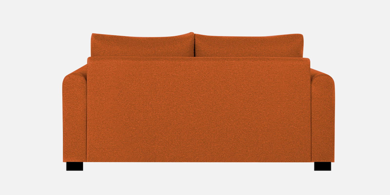 Sigma Fabric 2 Seater Sofa In Vivid Orange Colour - Febonic Living