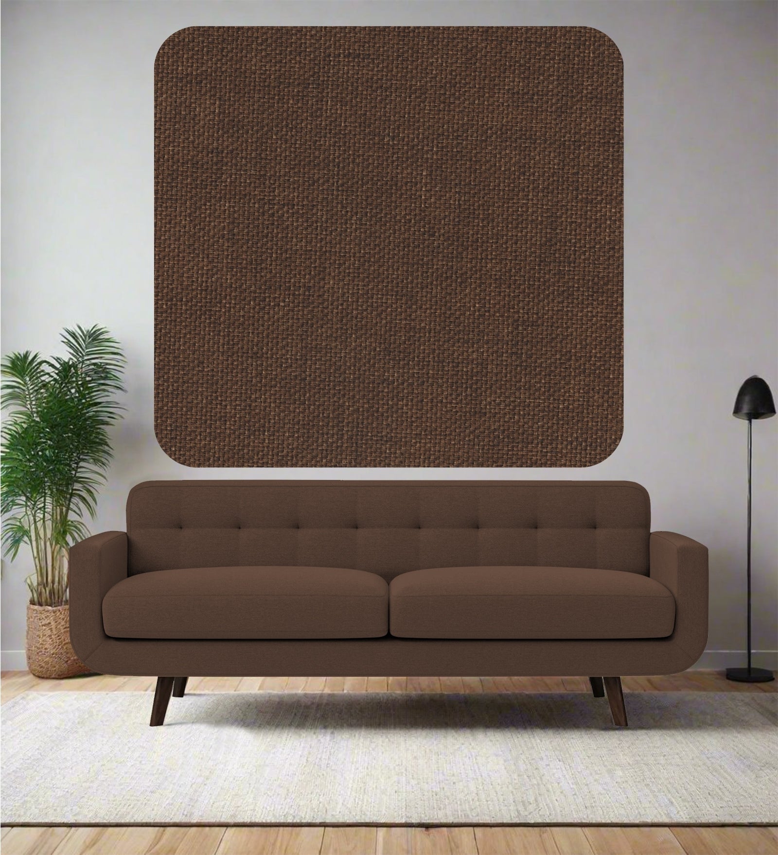 Lenin Crypto Fabric Ash Brown 106 Code - Febonic Living