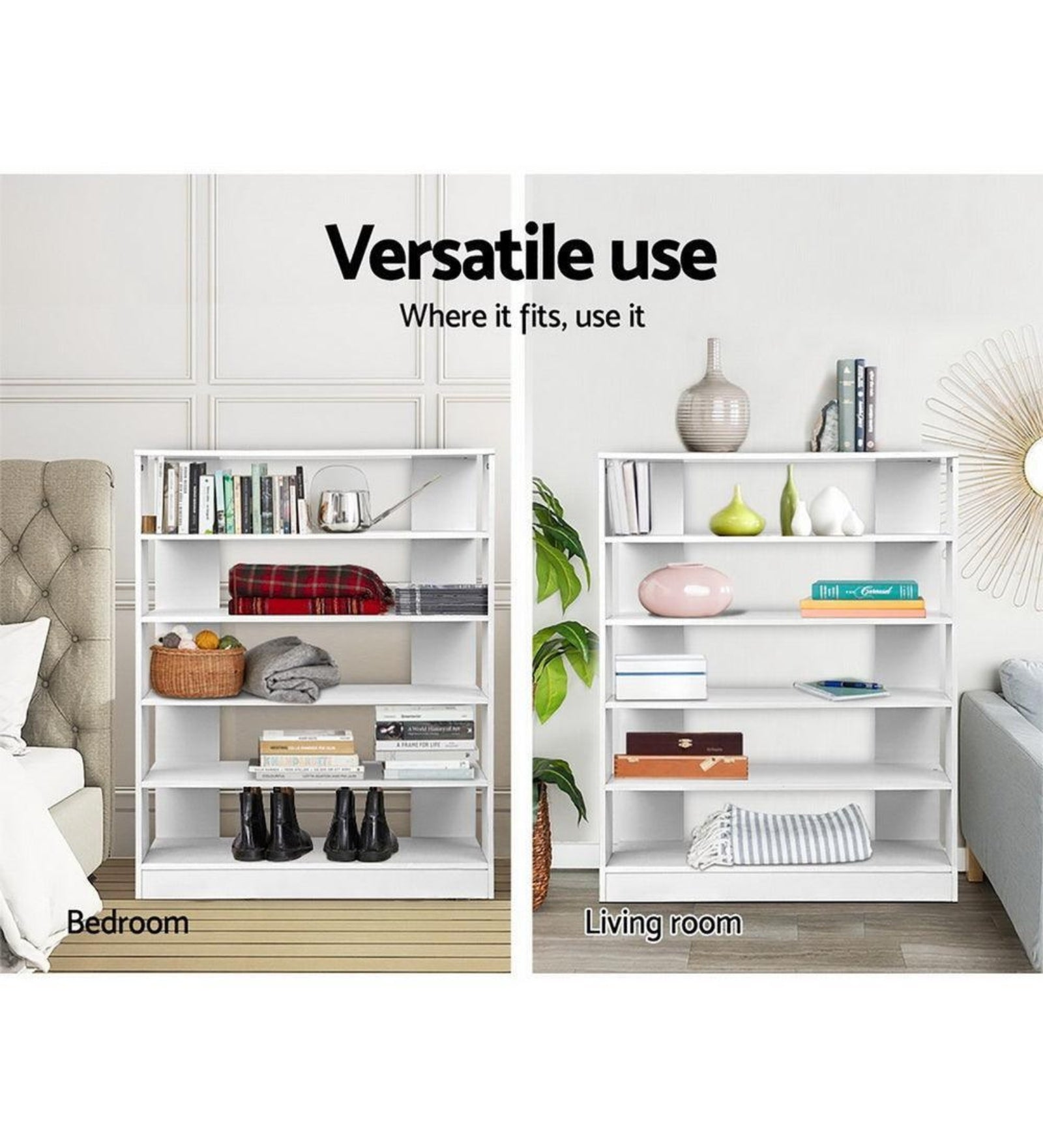 Tary Shoe Rack In Frosty White Finish - Febonic Living