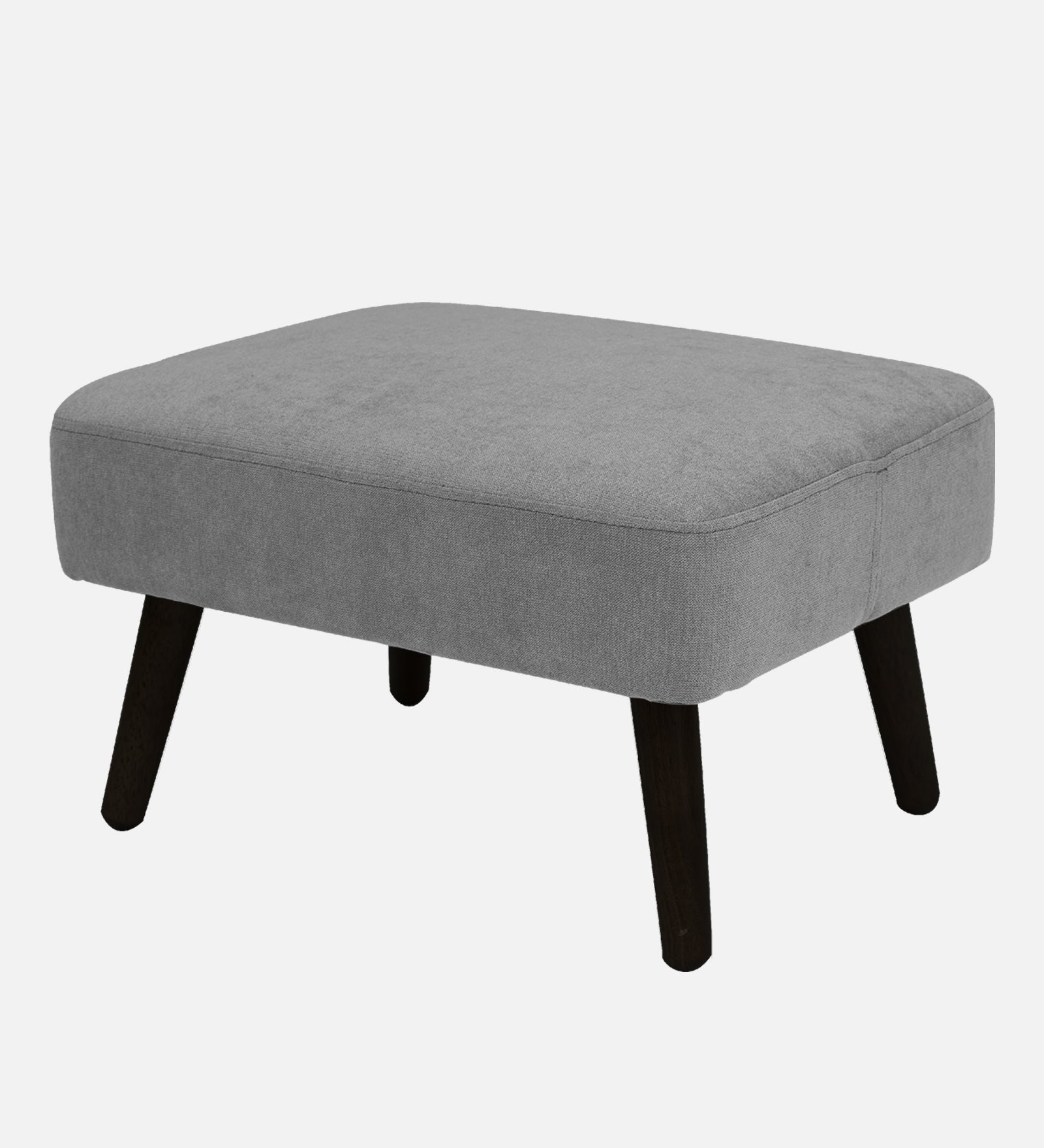 Luke Fabric Foot Stool In Lit Grey Colour - Febonic Living