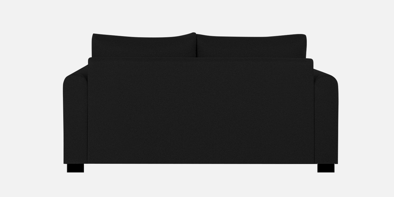 Sigma Fabric 2 Seater Sofa In Zed Black Colour - Febonic Living