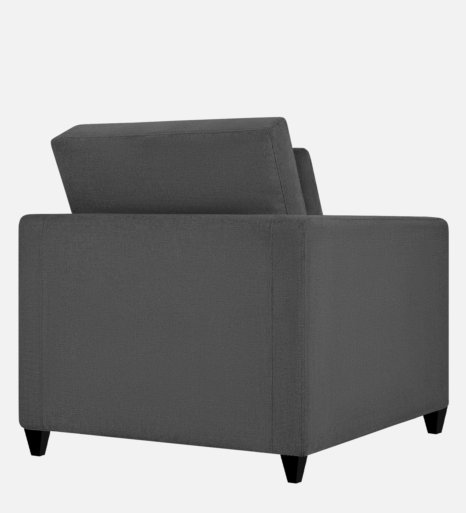 Kera Fabric 1 Seater Sofa In Charcoal Grey Colour - Febonic Living