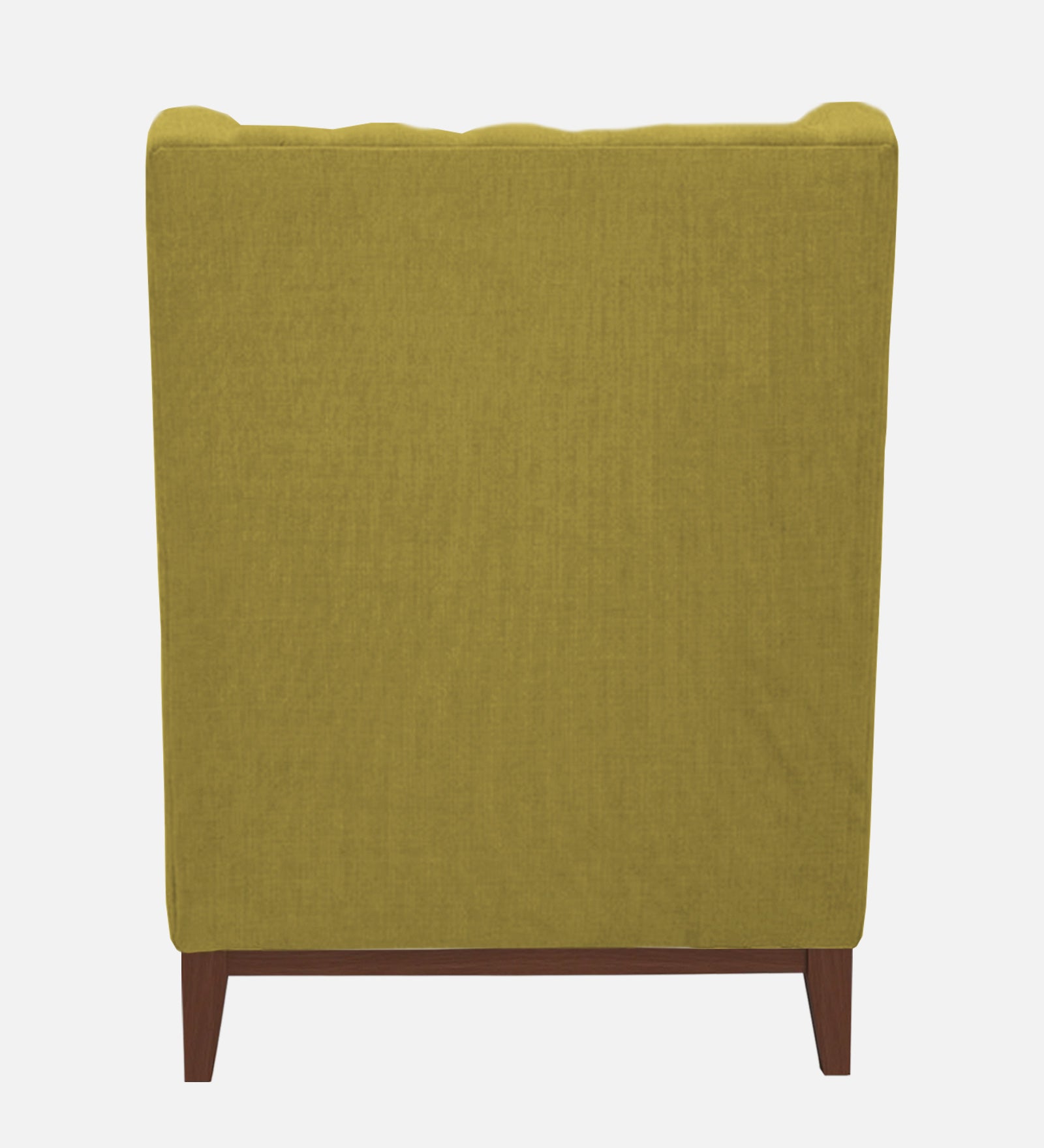 Kuchi Fabric Wing Chair In Parrot Green Colour - Febonic Living