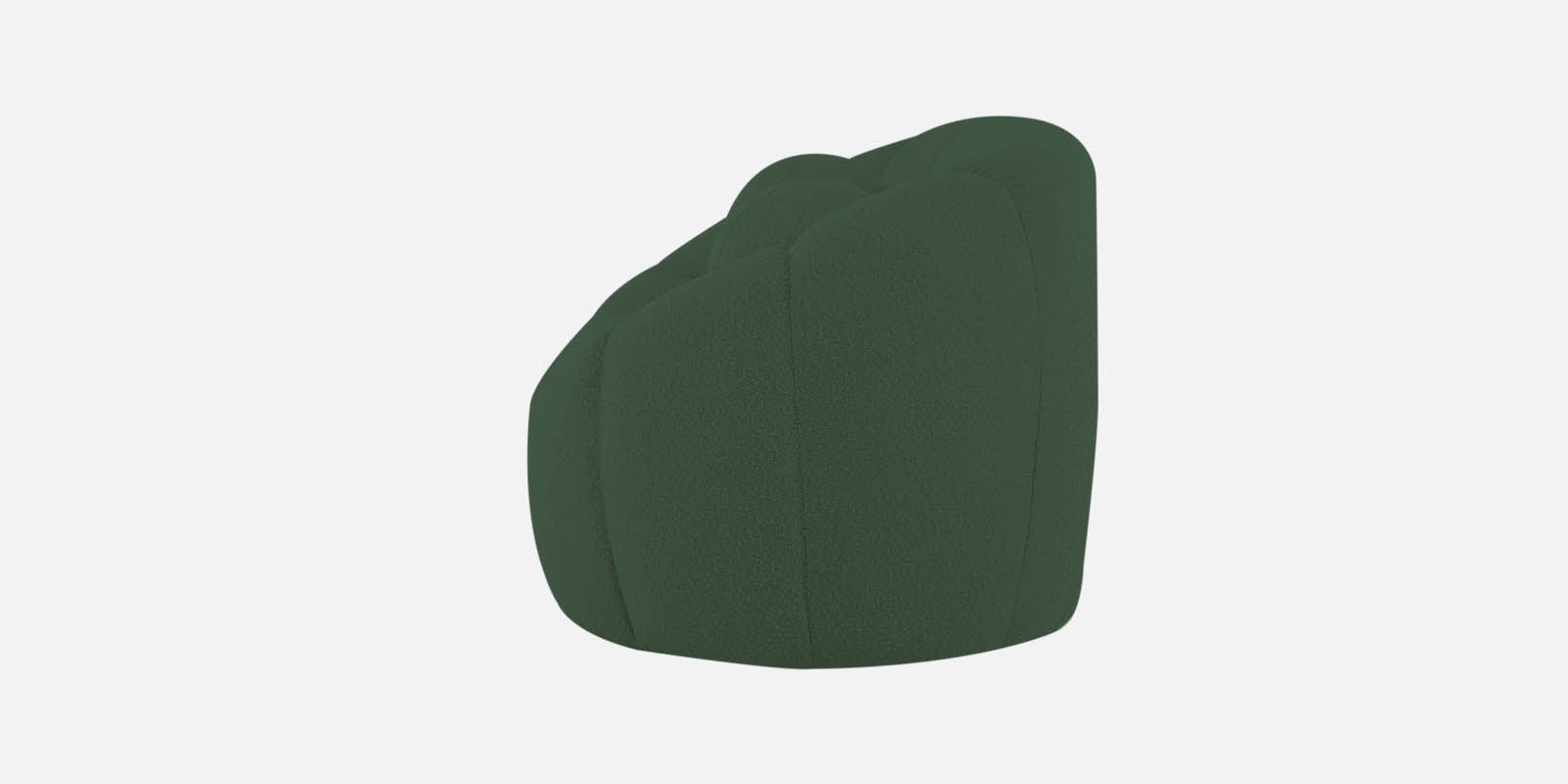 Boucle Fabric 3 Seater Sofa In Bottle Green Colour - Febonic Living