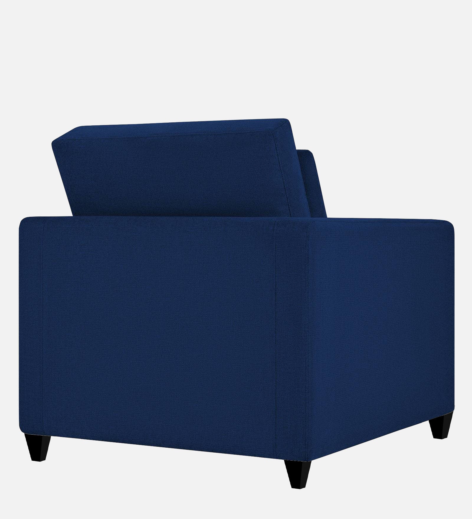 Kera Fabric 1 Seater Sofa In Royal Blue Colour - Febonic Living