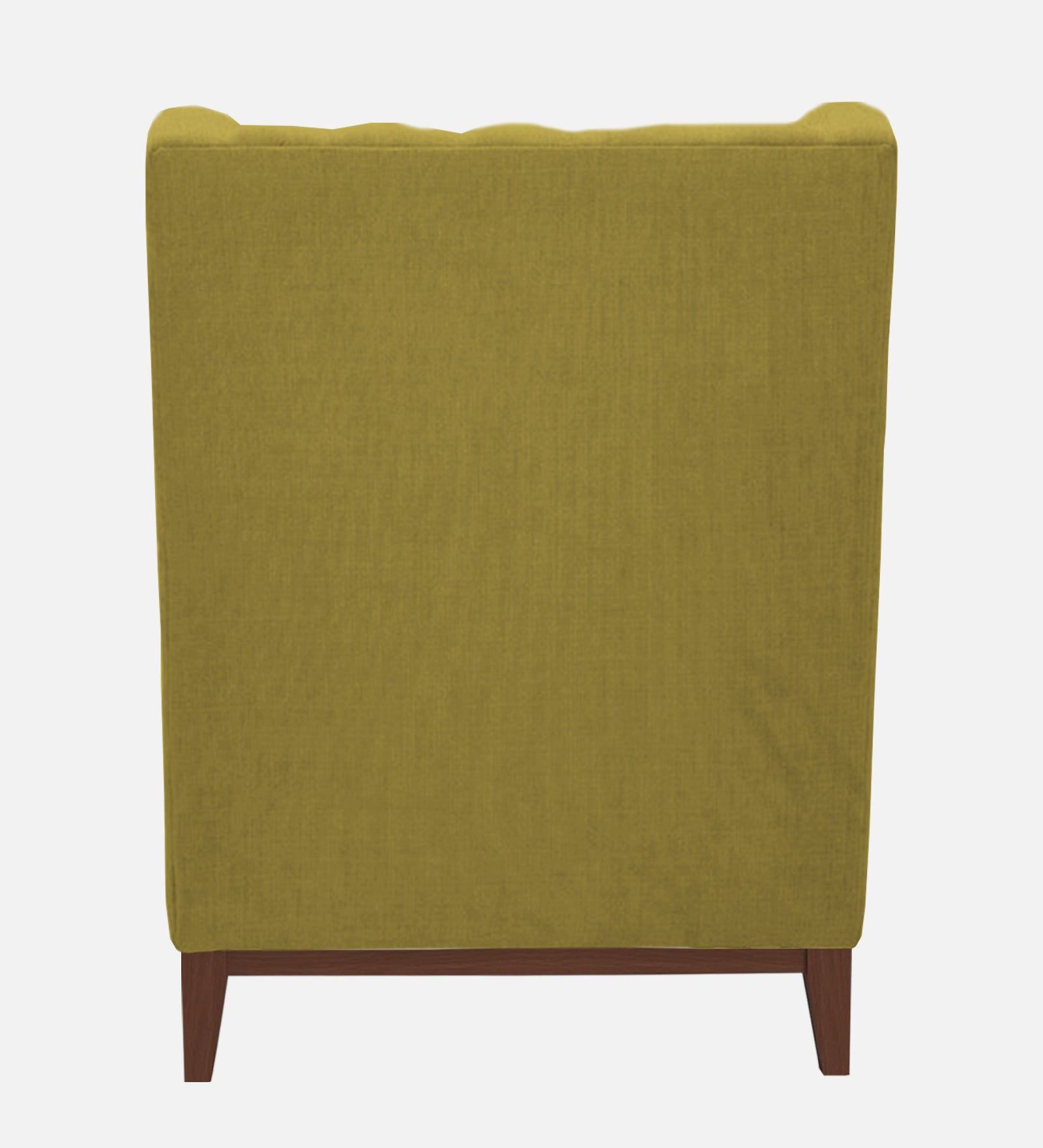 Panas Fabric Wing Chair In Parrot Green Colour - Febonic Living