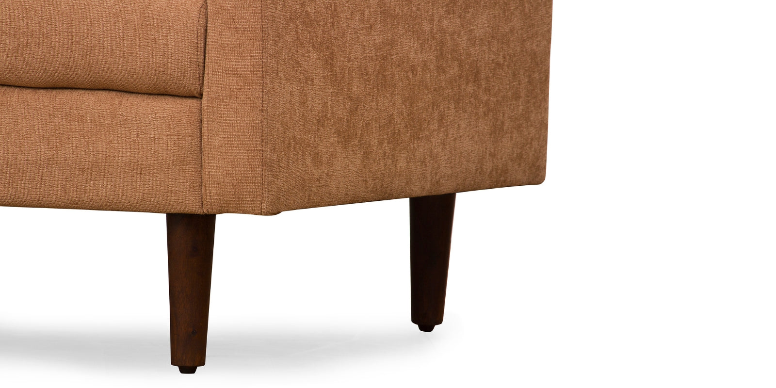 Lucy Fabric 2 Seater Sofa In Cosmic Beige Colour - Febonic Living