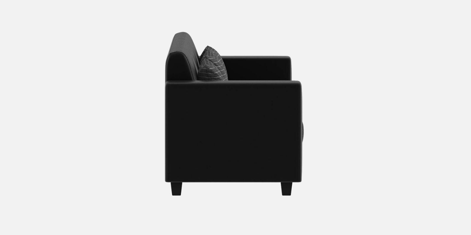 Baley Fabric 3+2+1 Sofa Seater Sofa in Lama Black Colour