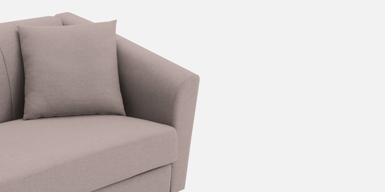 Polon Fabric 2 Seater Sofa In Almond Beige Colour - Febonic Living