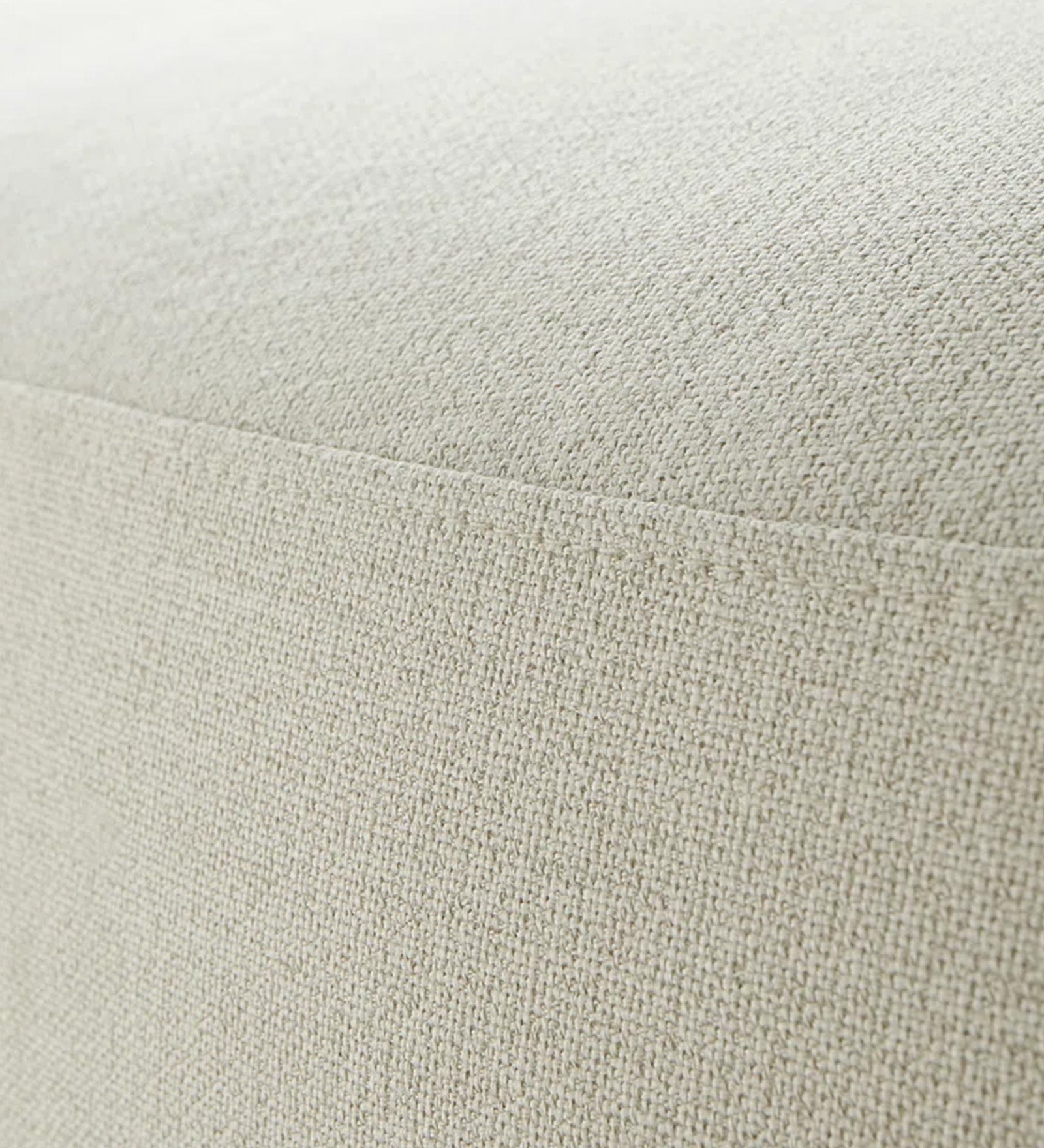 Nona Fabric Pouffe In Ivory Cream Colour - Febonic Living