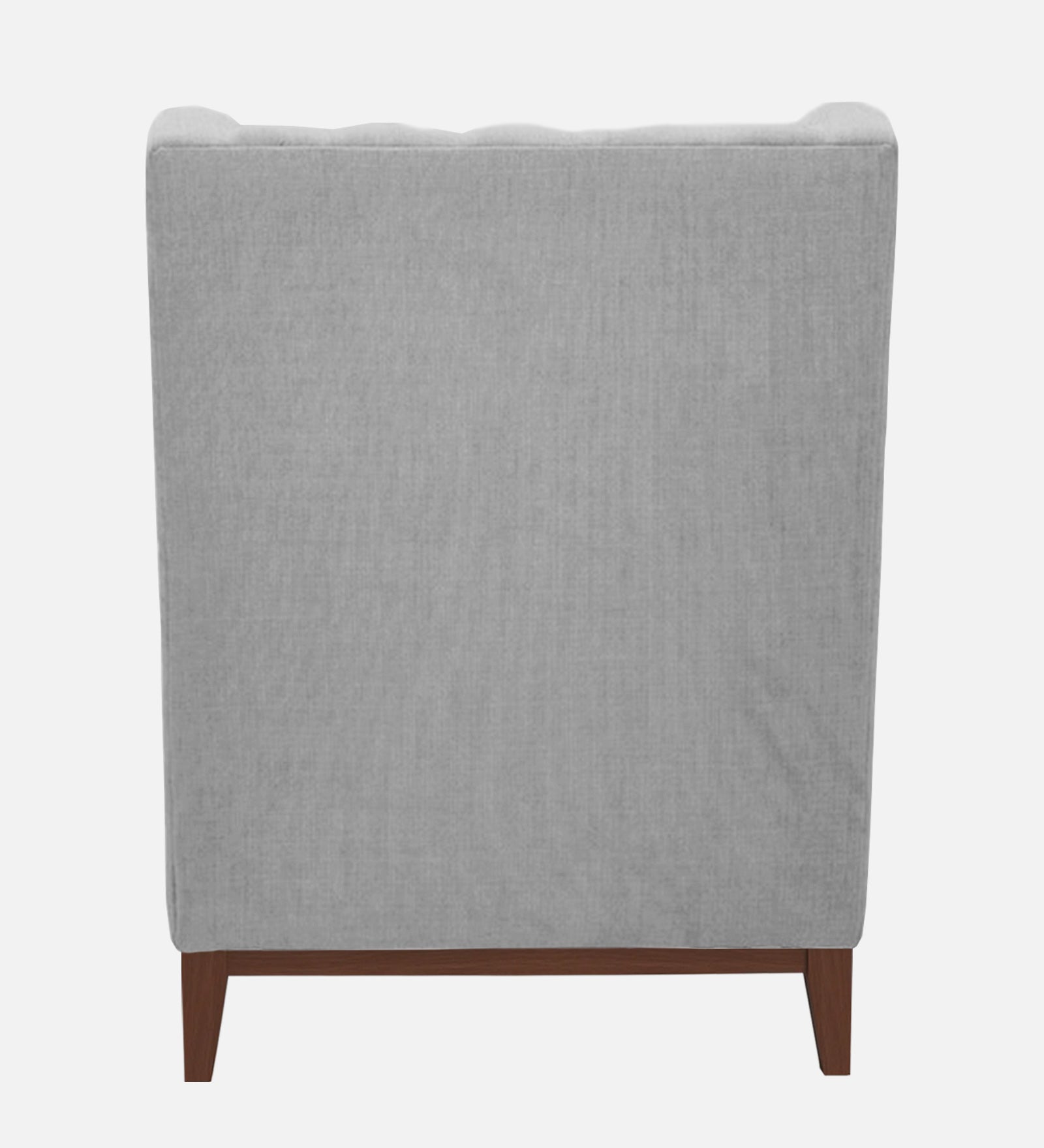 Panas Fabric Wing Chair In Lit Grey Colour - Febonic Living