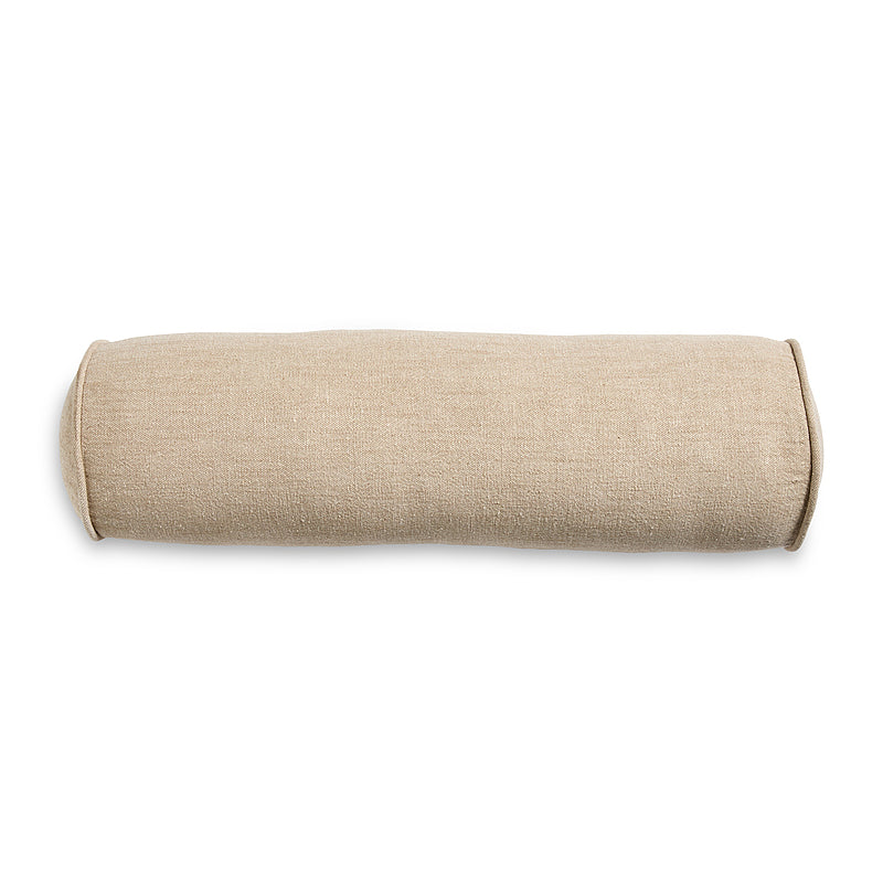 Tarra Boucle (18x60cm) Bolster Pillow In White Colour (Set of 2) - Febonic Living