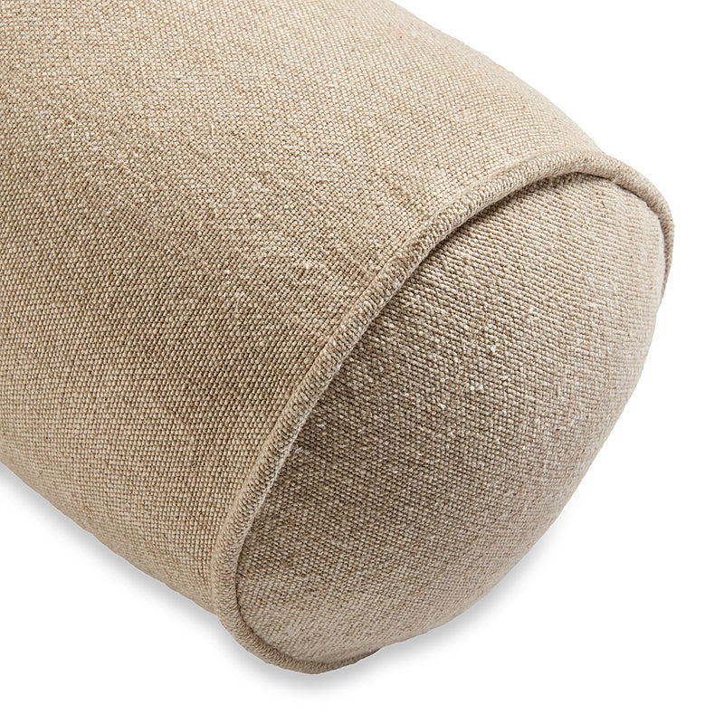 Tarra Boucle (18x60cm) Bolster Pillow In White Colour (Set of 2) - Febonic Living