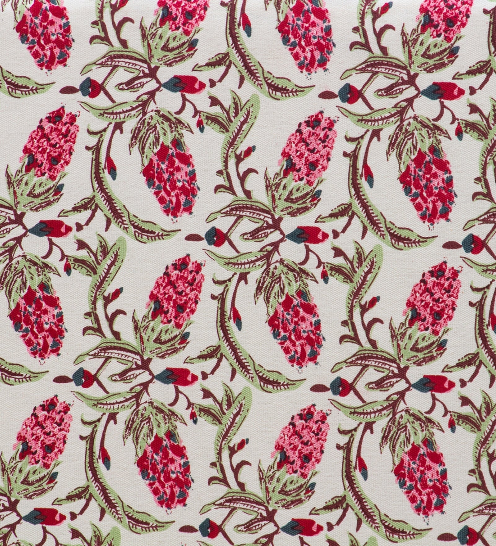 Moly Floral Print Fabric Accent Chair in Multi Colour - Febonic Living