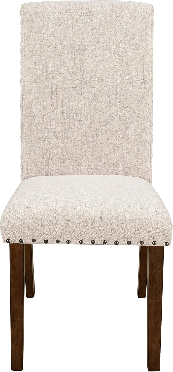 Coaster Fabric Dining Chair In Ivory Cream Colour - Febonic Living
