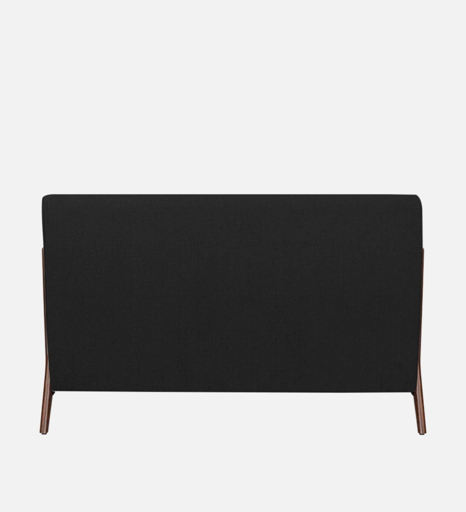 Catla Fabric Upholstered Queen Size Bed In Zed Black Colour - Febonic Living