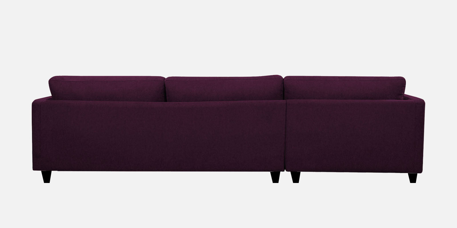 Kera Fabric LHS Sectional Sofa (3+Lounger) In Greek Purple Colour - Febonic Living