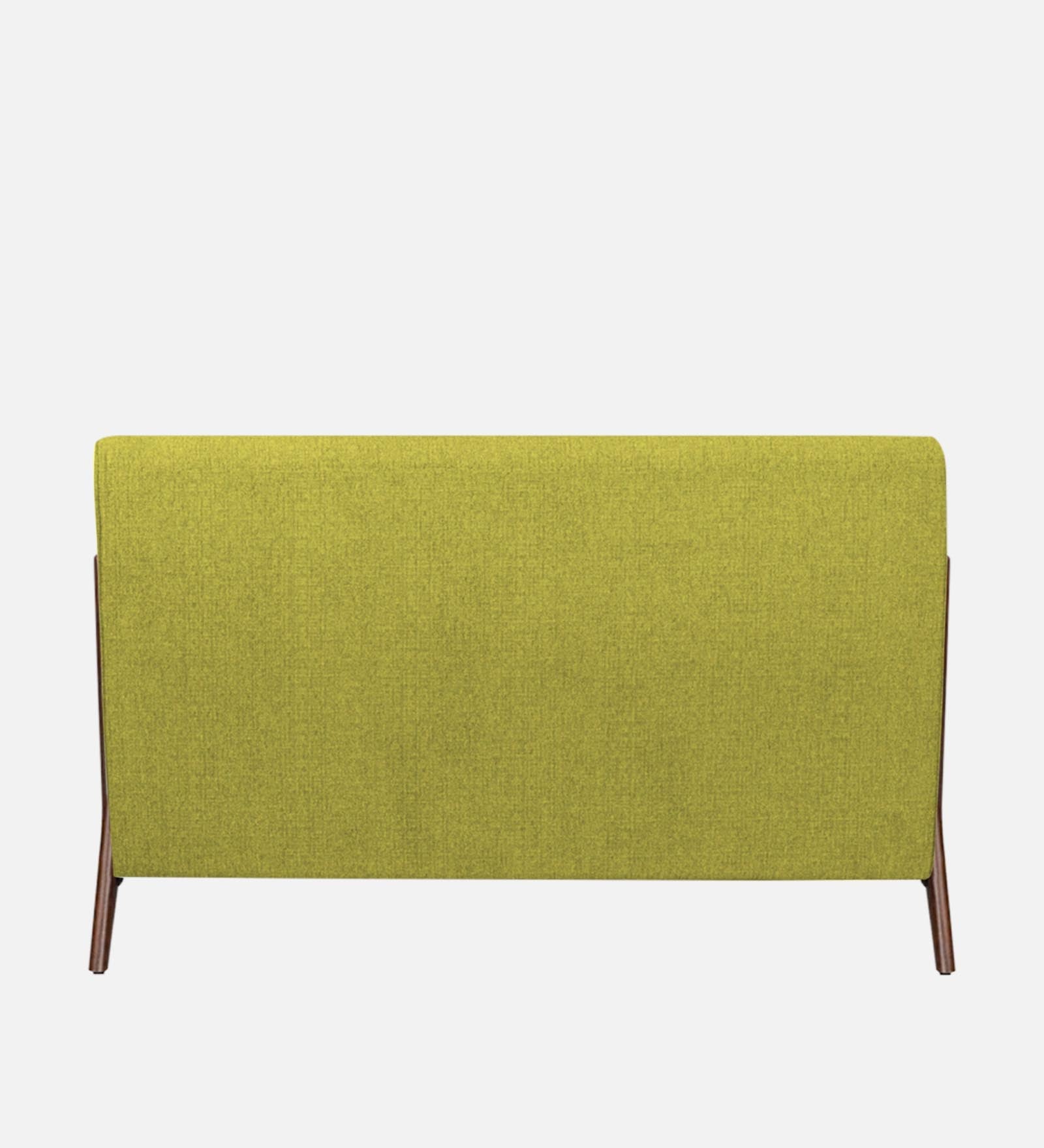 Catla Fabric Queen Size Bed In Parrot Green Colour - Febonic Living