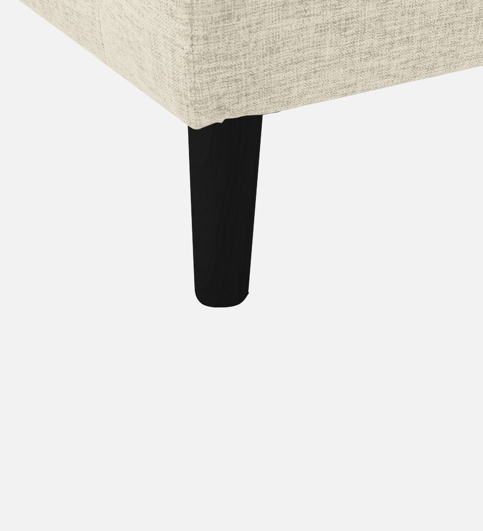 Casper Fabric 1 Seater Sofa In Ivory Cream Colour - Febonic Living