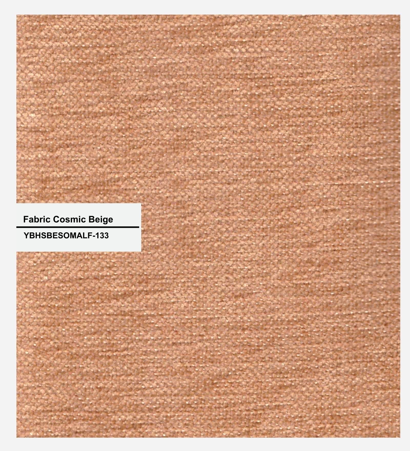 Basi Fabric King Size Bed In Cosmic Beige Colour
