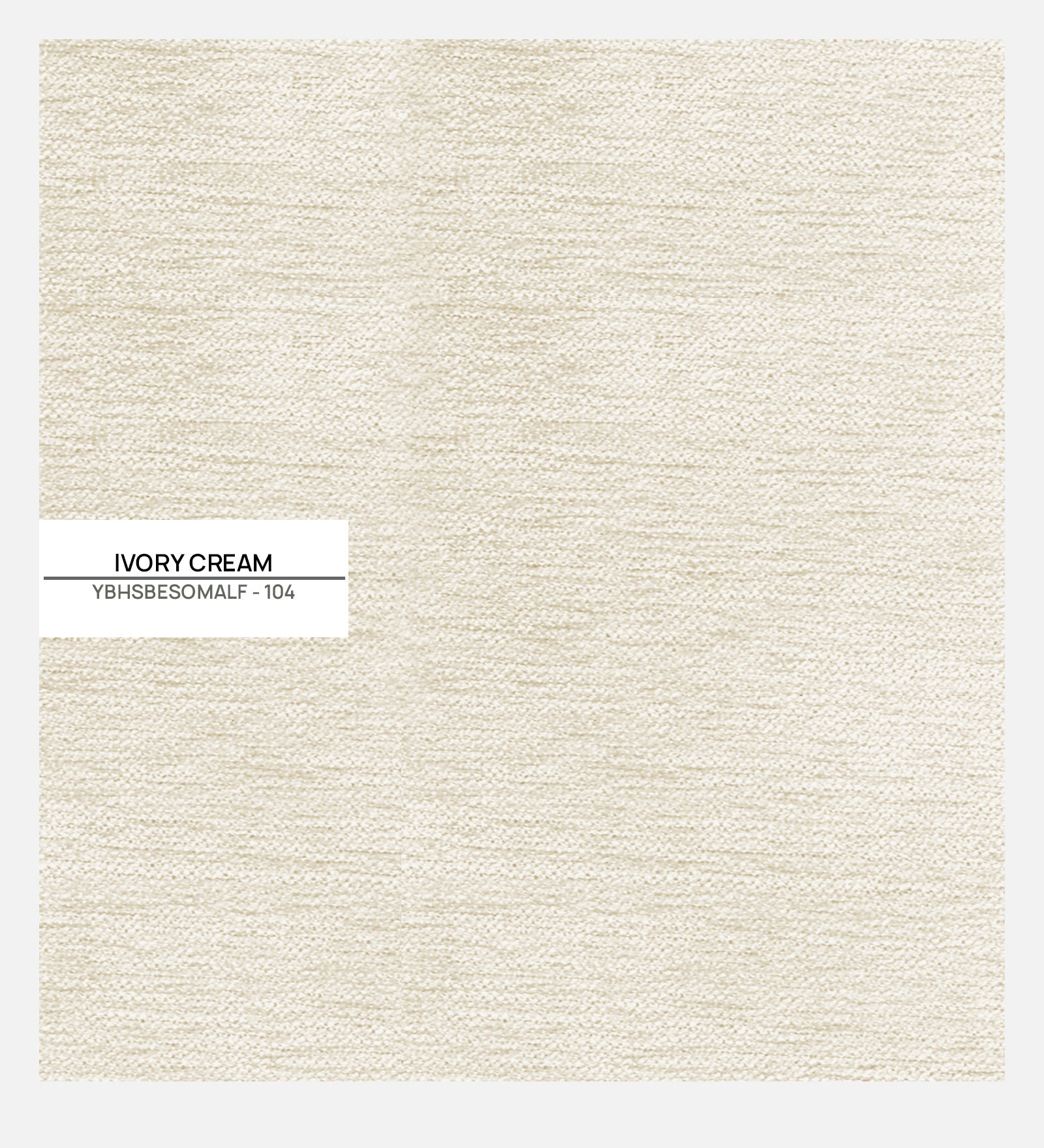 Nona Fabric Pouffe In Ivory Cream Colour - Febonic Living