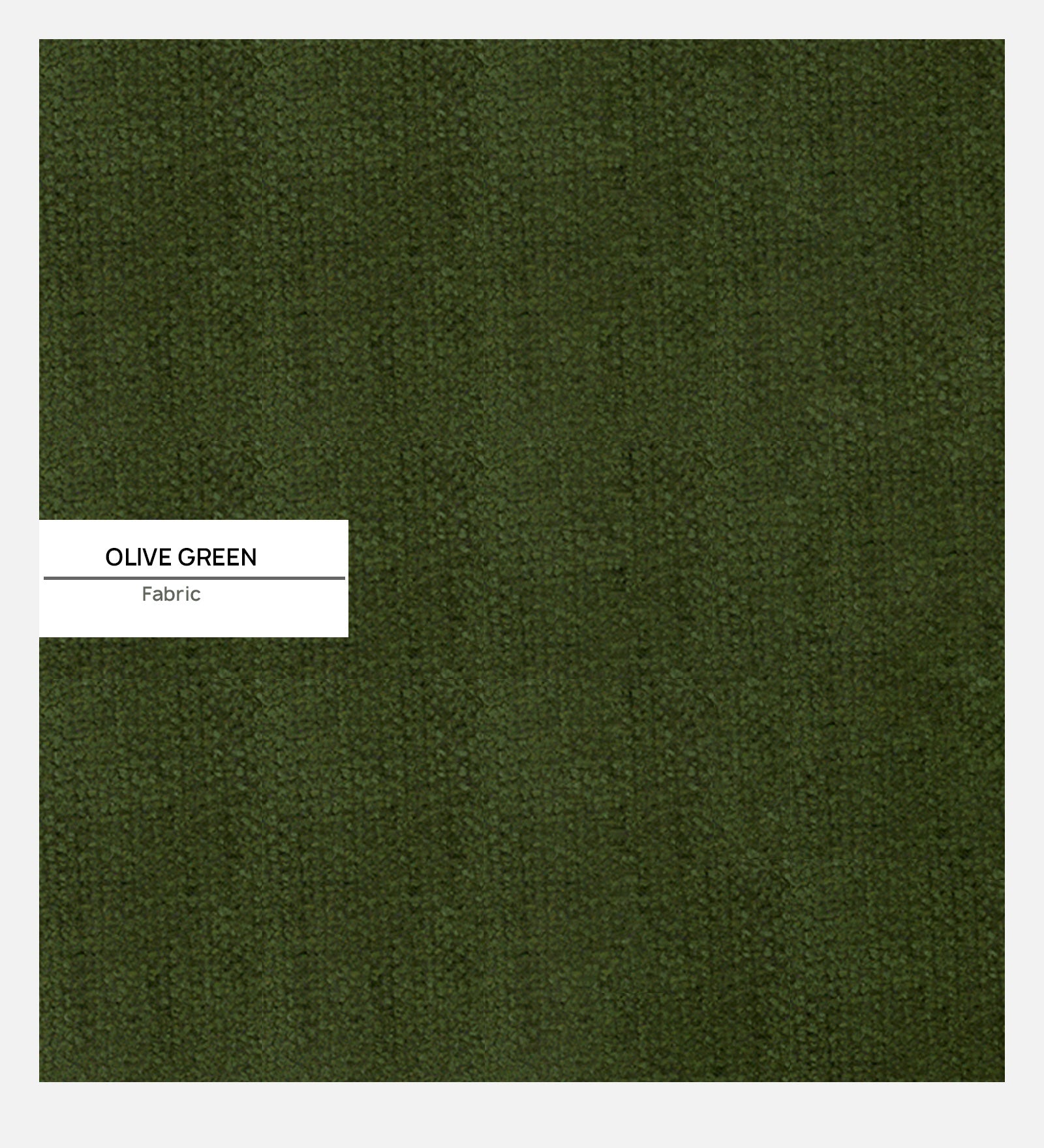 Nona Fabric Pouffe In Olive Green Colour - Febonic Living