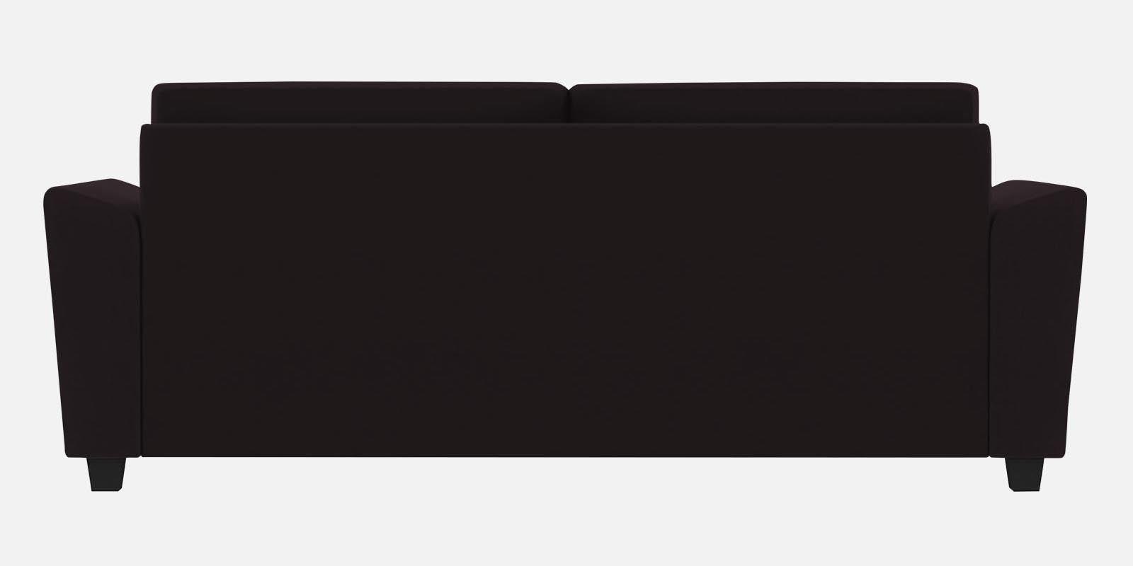 Daku Fabric 3 Seater Sofa In Cara Brown Colour - Febonic Living