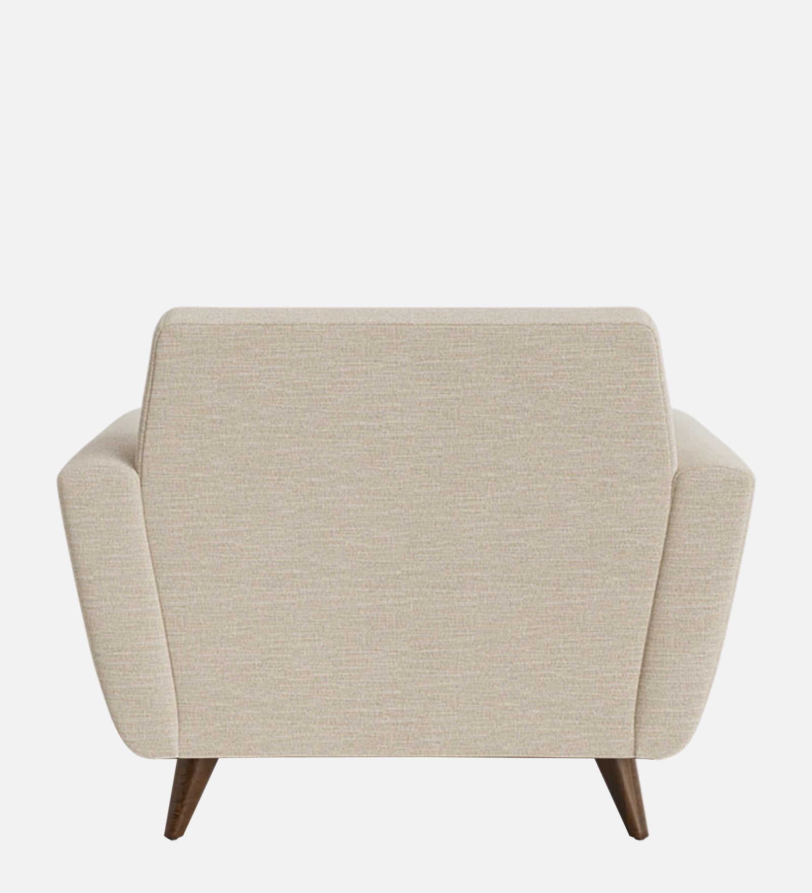 Jasmin Fabric 1 Seater Sofa In Ivory Cream Colour - Febonic Living