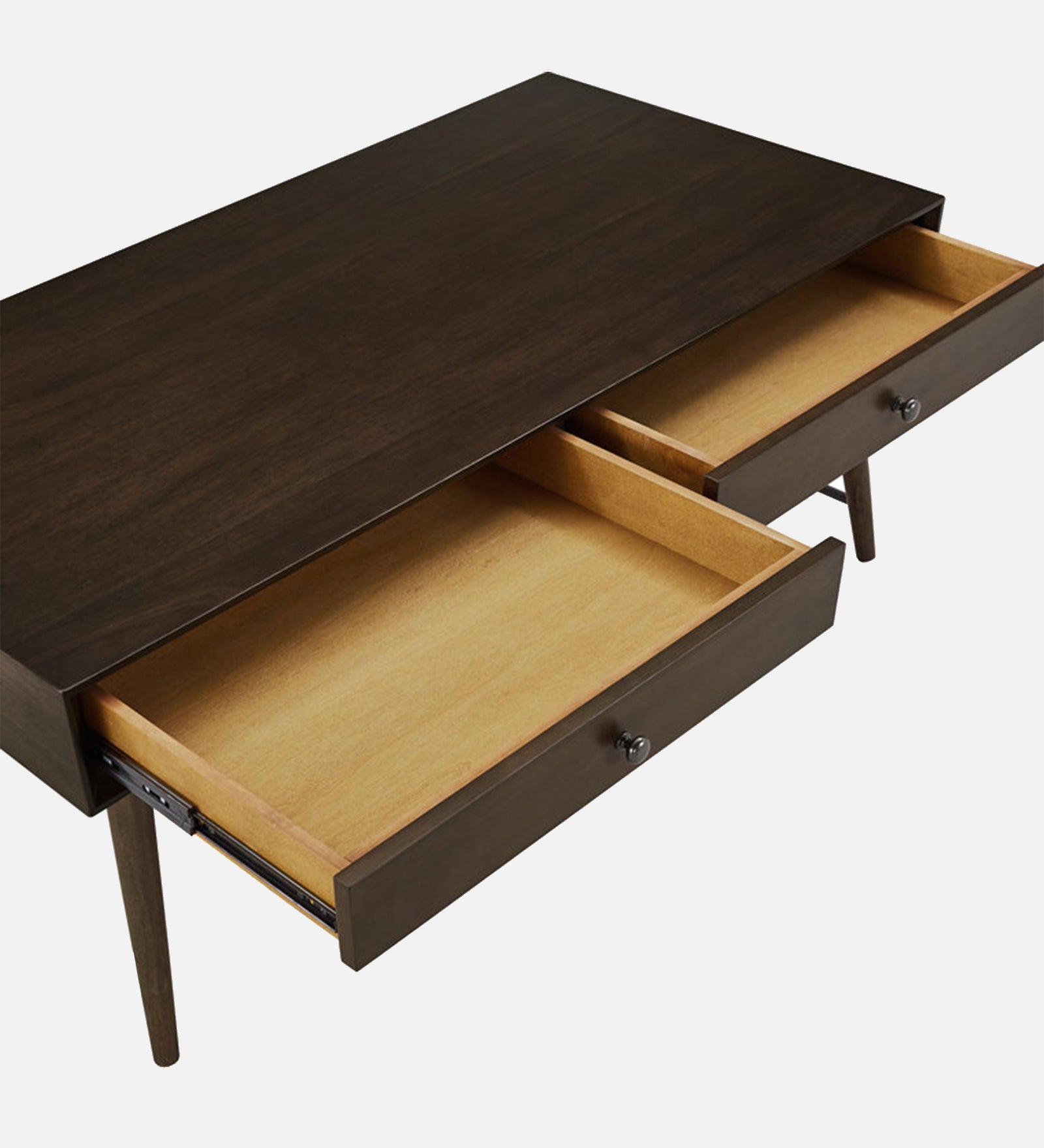 Isa Coffee Table In Dark Walnut Finish - Febonic Living