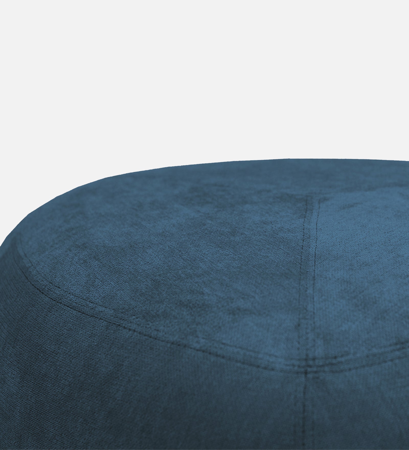 Keori Fabric Pouffe In Light Blue Colour - Febonic Living