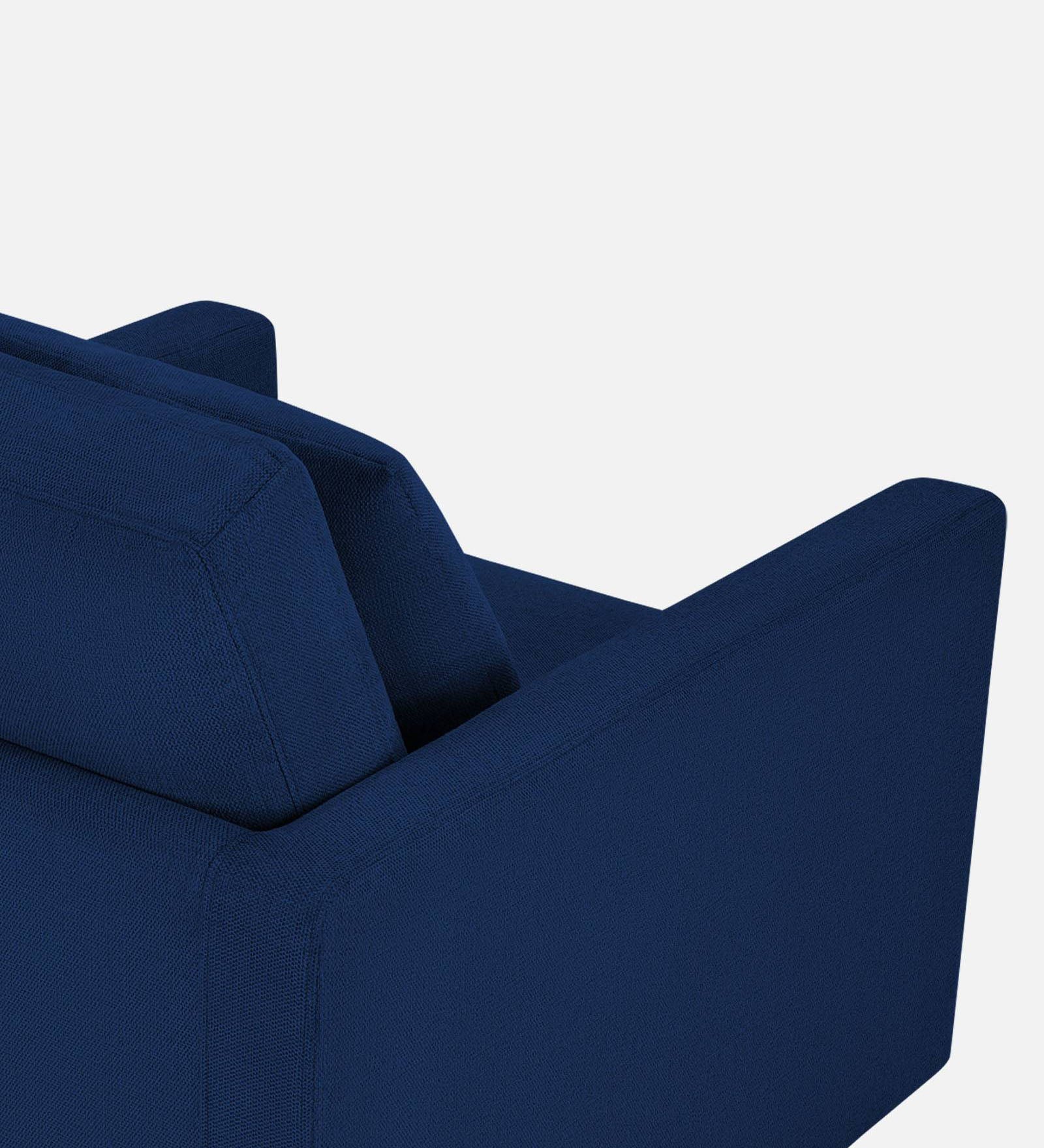 Kera Fabric 1 Seater Sofa In Royal Blue Colour - Febonic Living