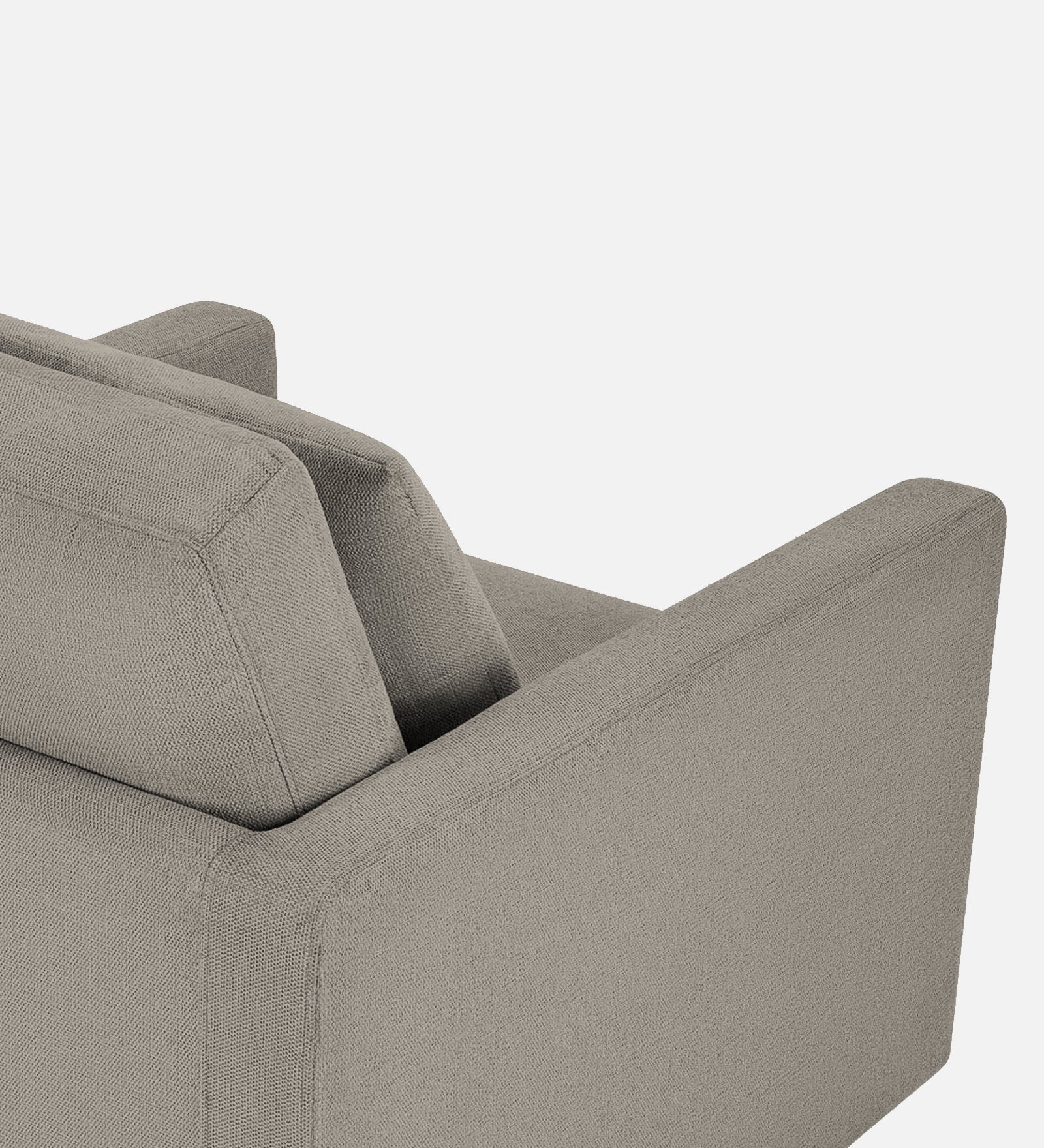 Kera Fabric 1 Seater Sofa In Ash Grey Colour - Febonic Living