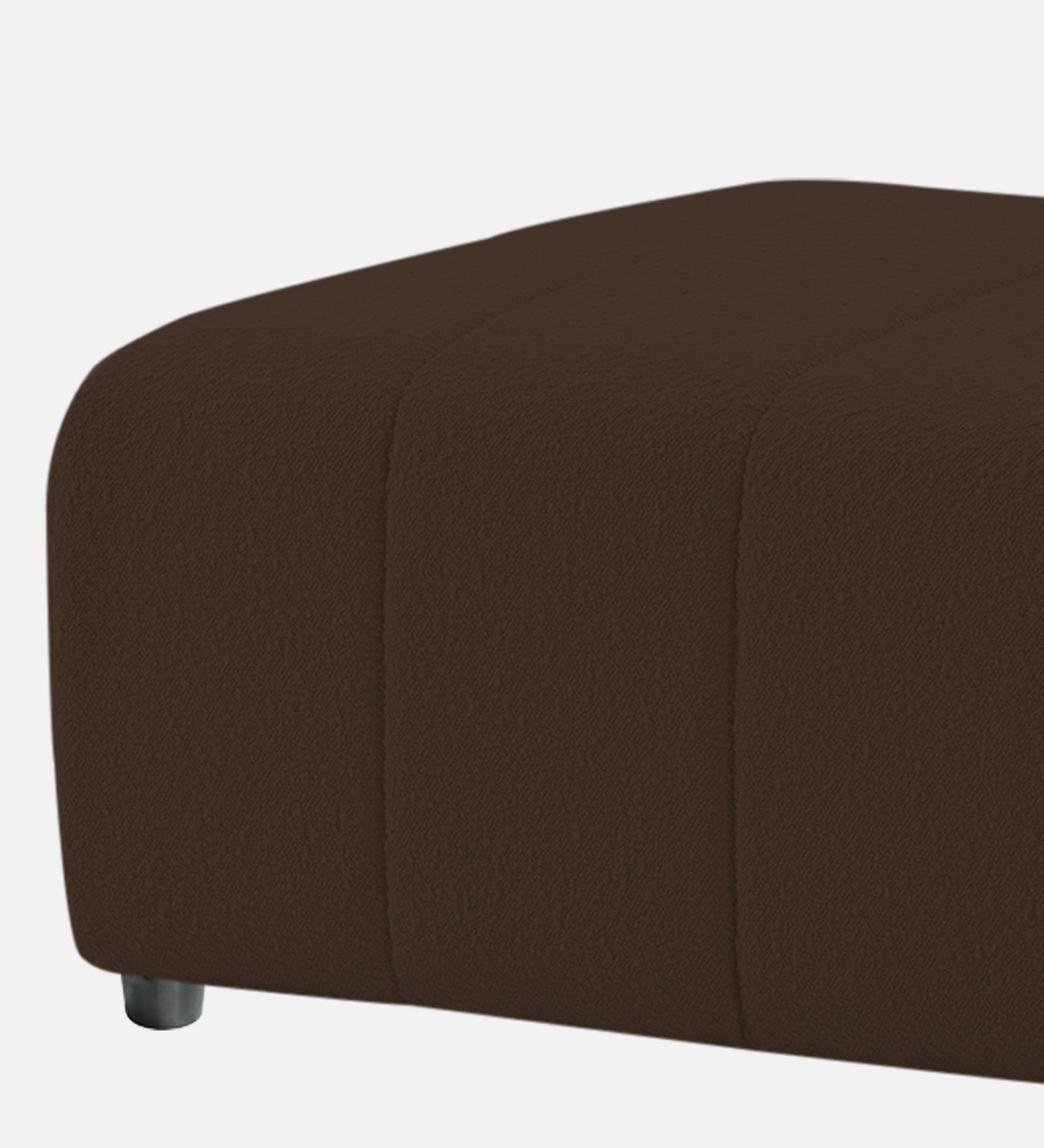 Lark Boucle Bench In Bringo Brown Colour - Febonic Living