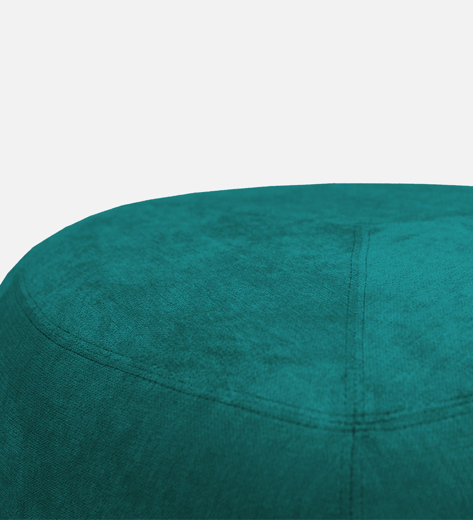 Keori Fabric Pouffe In Sea Green Colour - Febonic Living