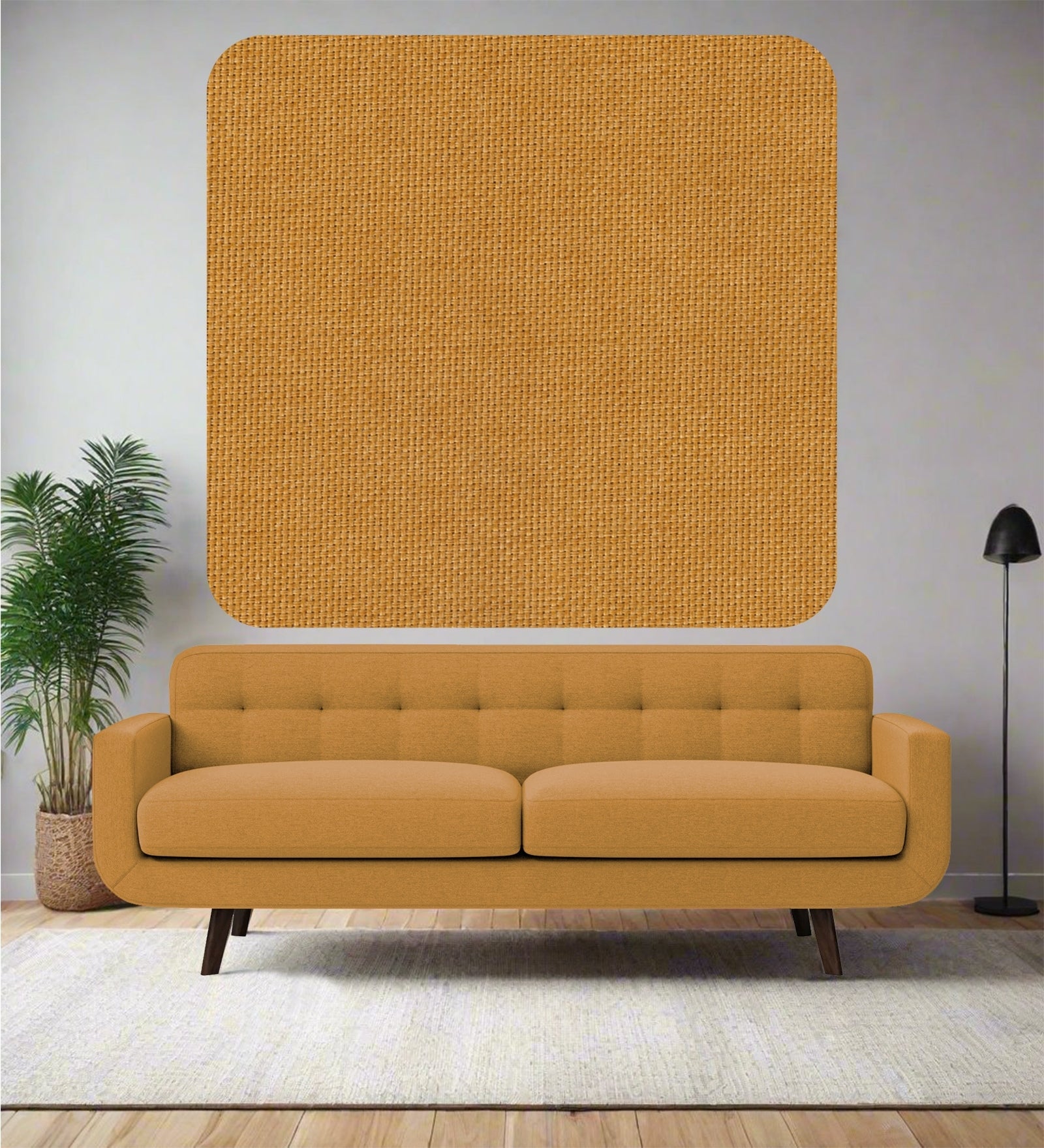 Lenin Crypto Fabric Corn Yellow 147 Code - Febonic Living