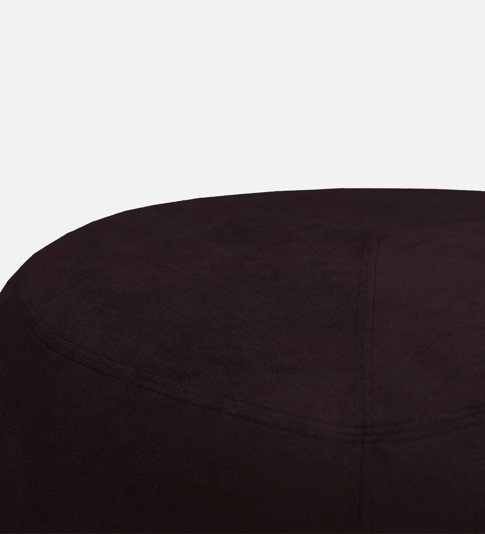 Keori Fabric Pouffe In Cara Brown Colour - Febonic Living