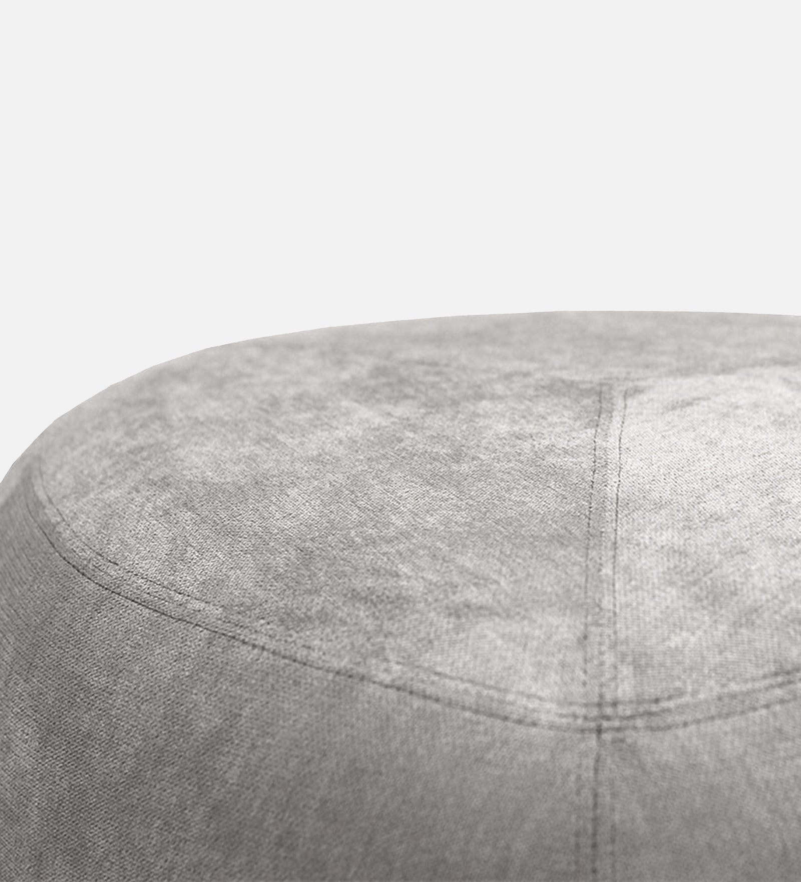 Keori Fabric Pouffe In Concrete Grey Colour - Febonic Living
