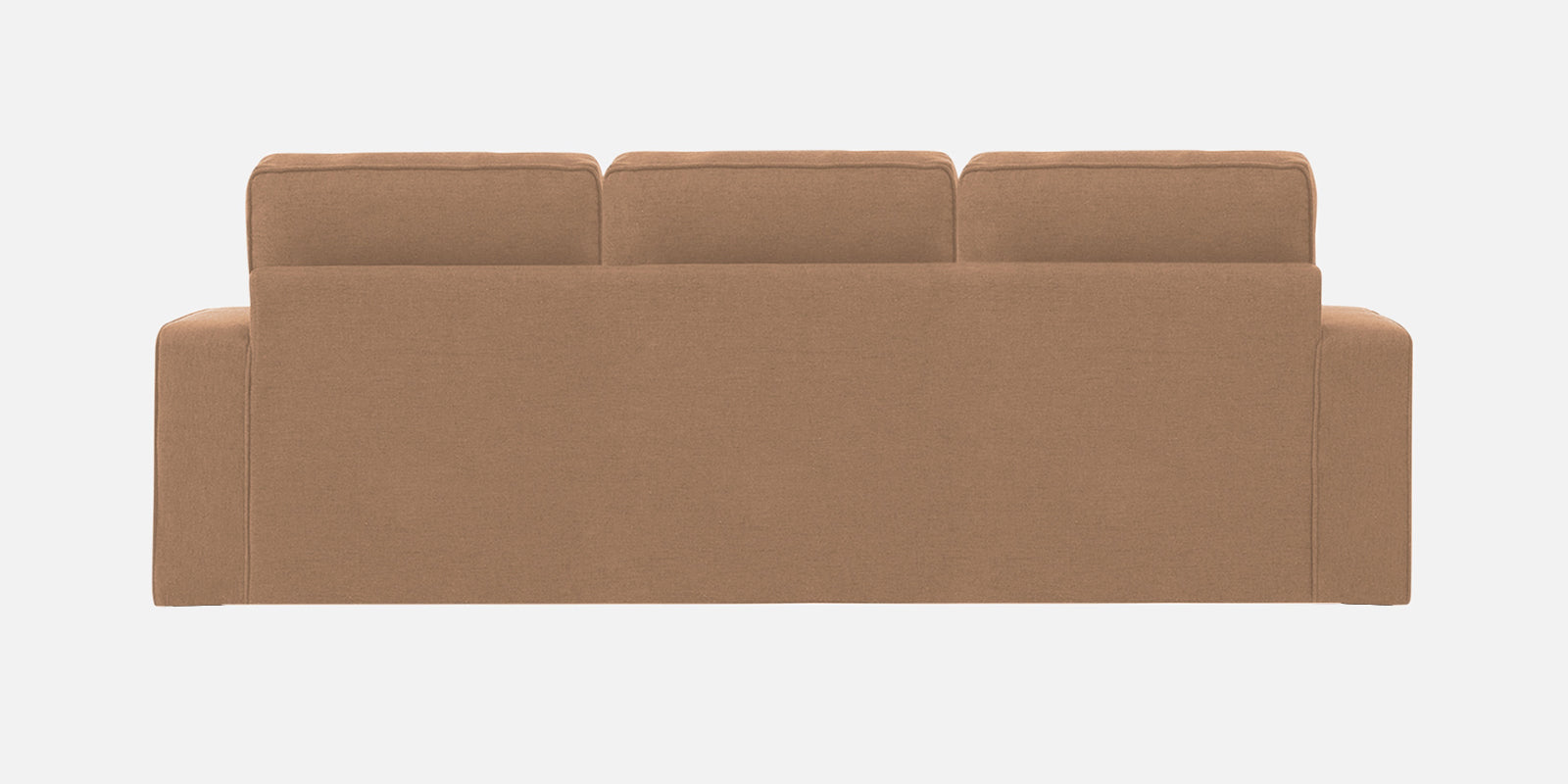 Kara Fabric 3 Seater Pull Out Sofa Cum Bed In Cosmic Beige Colour - Febonic Living
