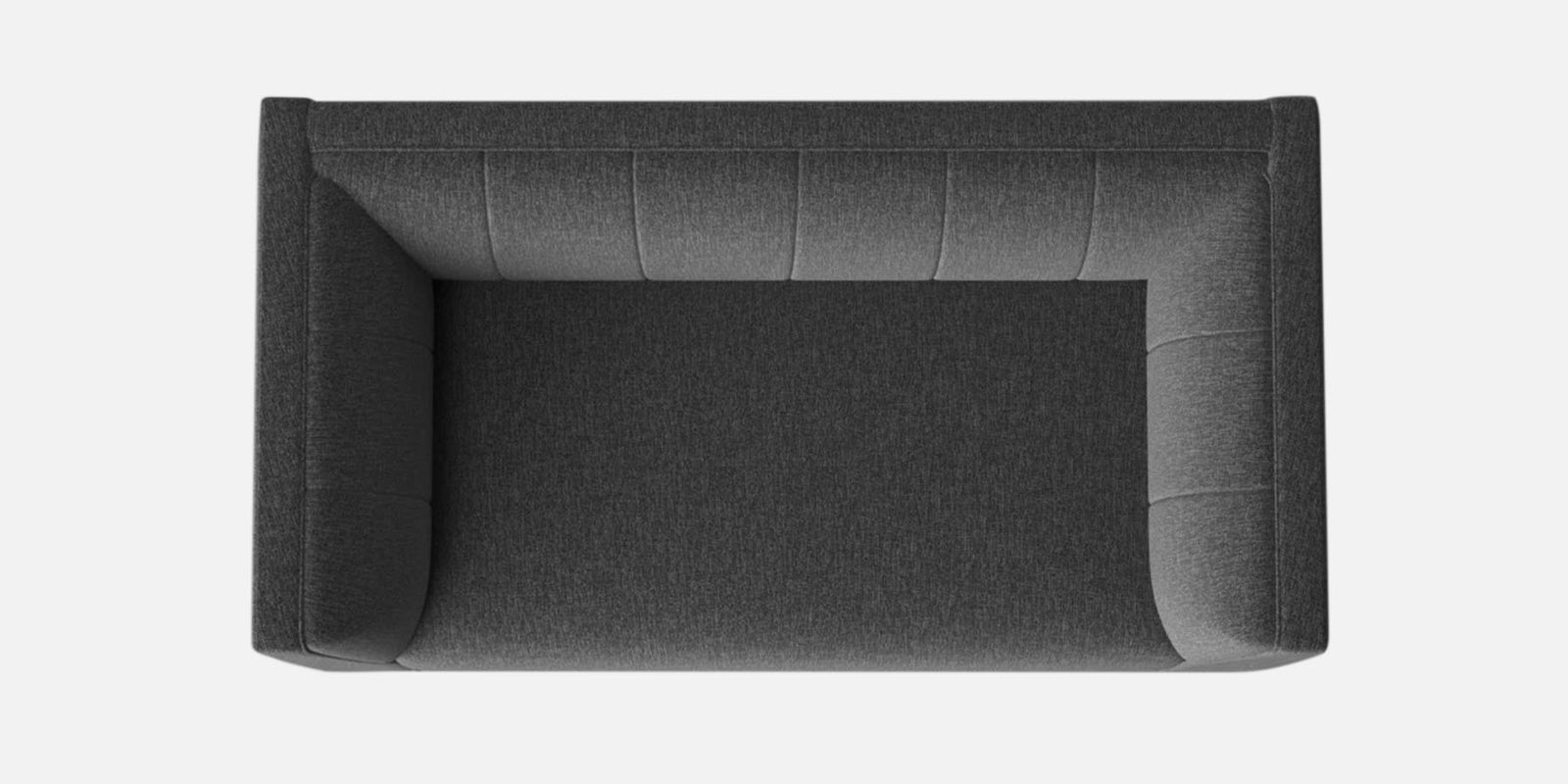 Chastin Fabric 2 Seater Sofa In Charcoal Grey Colour - Febonic Living
