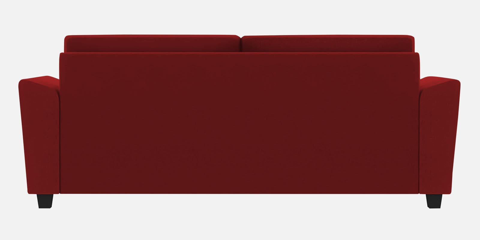 Daku Fabric 3 Seater Sofa In Blood Maroon Colour - Febonic Living