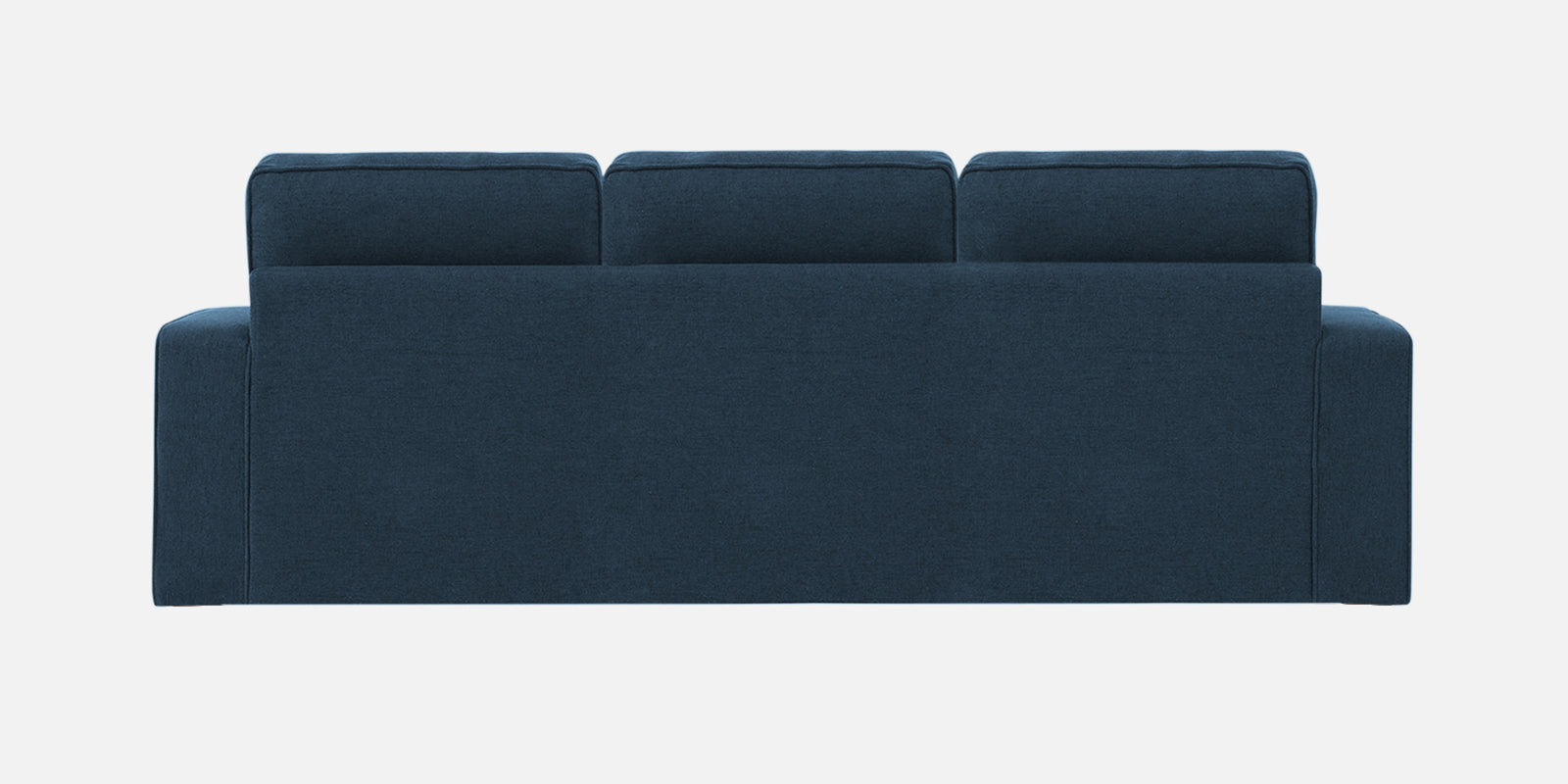 Kara Fabric 3 Seater Pull Out Sofa Cum Bed In Light Blue Colour - Febonic Living