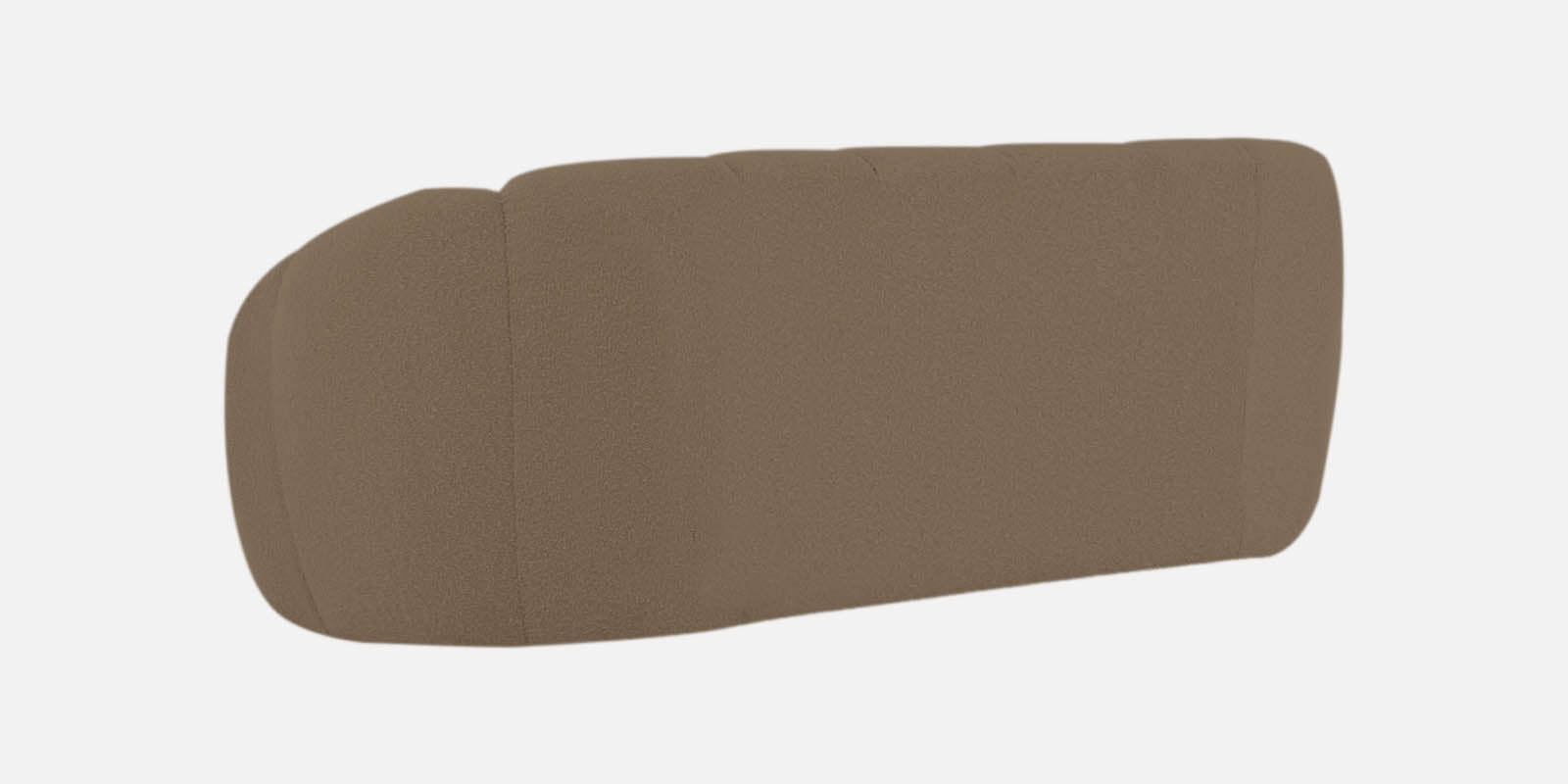 Boucle Fabric 3 Seater Sofa In Caro Beige Colour - Febonic Living