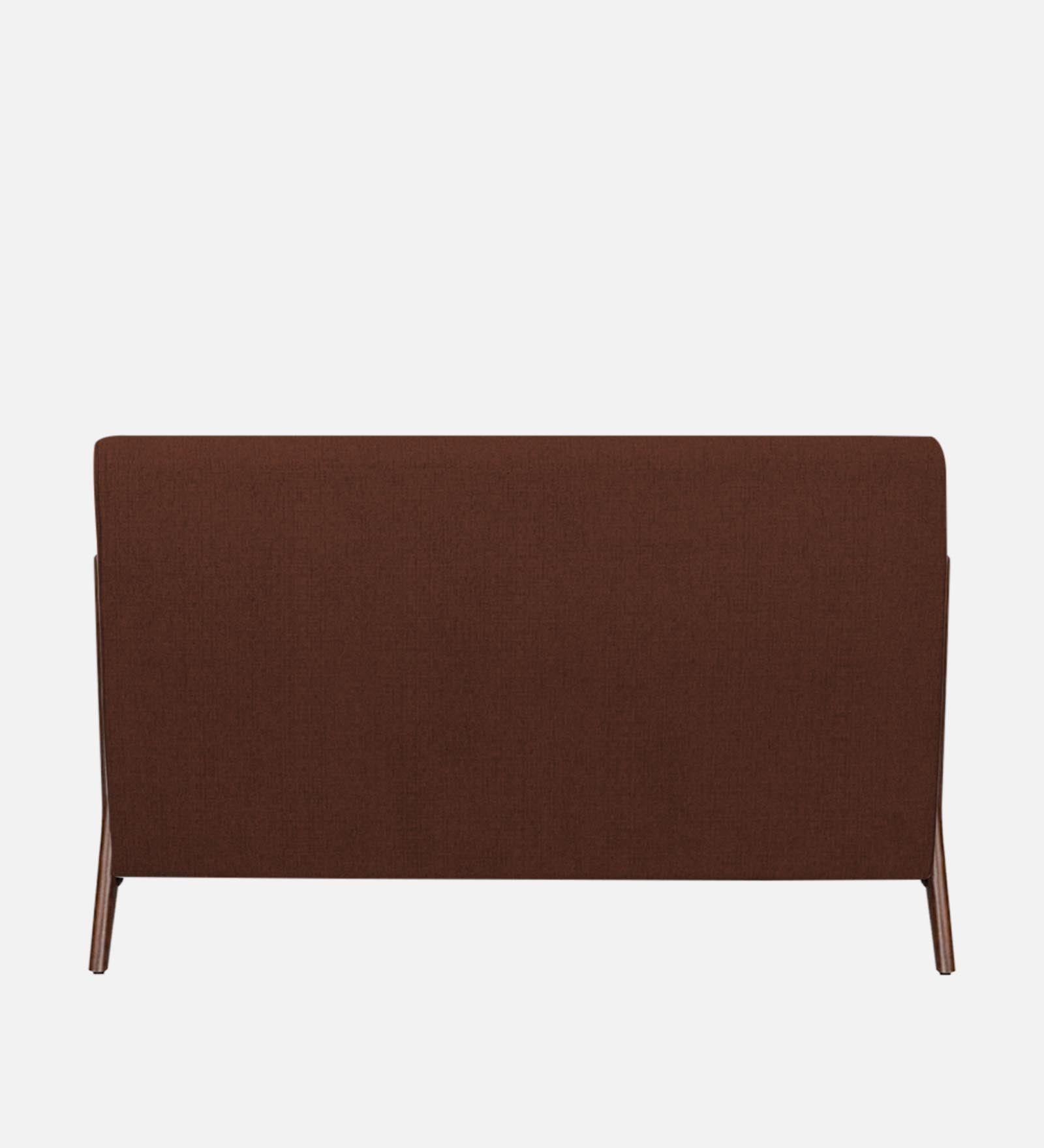 Catla Fabric King Size Bed In Coffee Brown Colour - Febonic Living