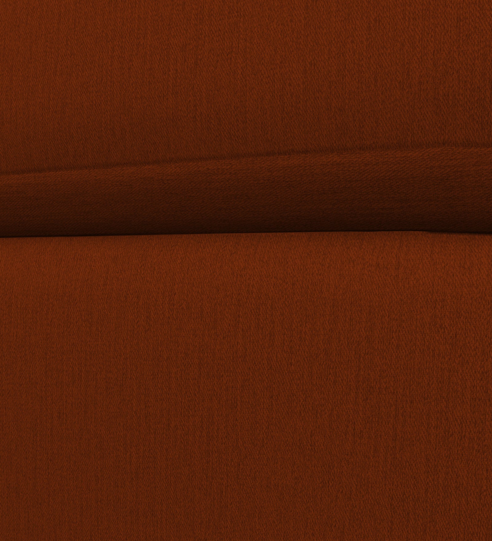 Penny Fabric Ottoman In Burnt Orange Colour With Storage - Febonic Living