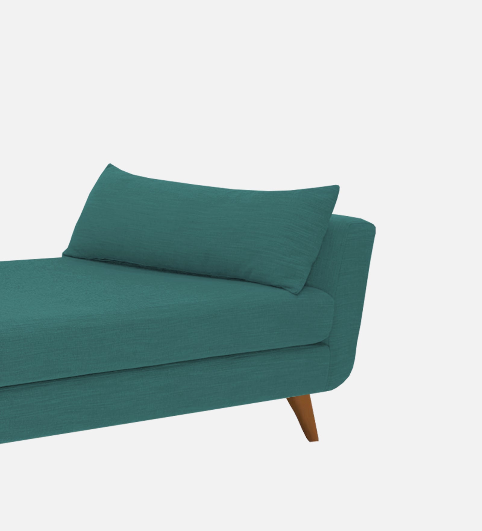 Jasmin Fabric Chaise Lounger In Sea Green Colour - Febonic Living