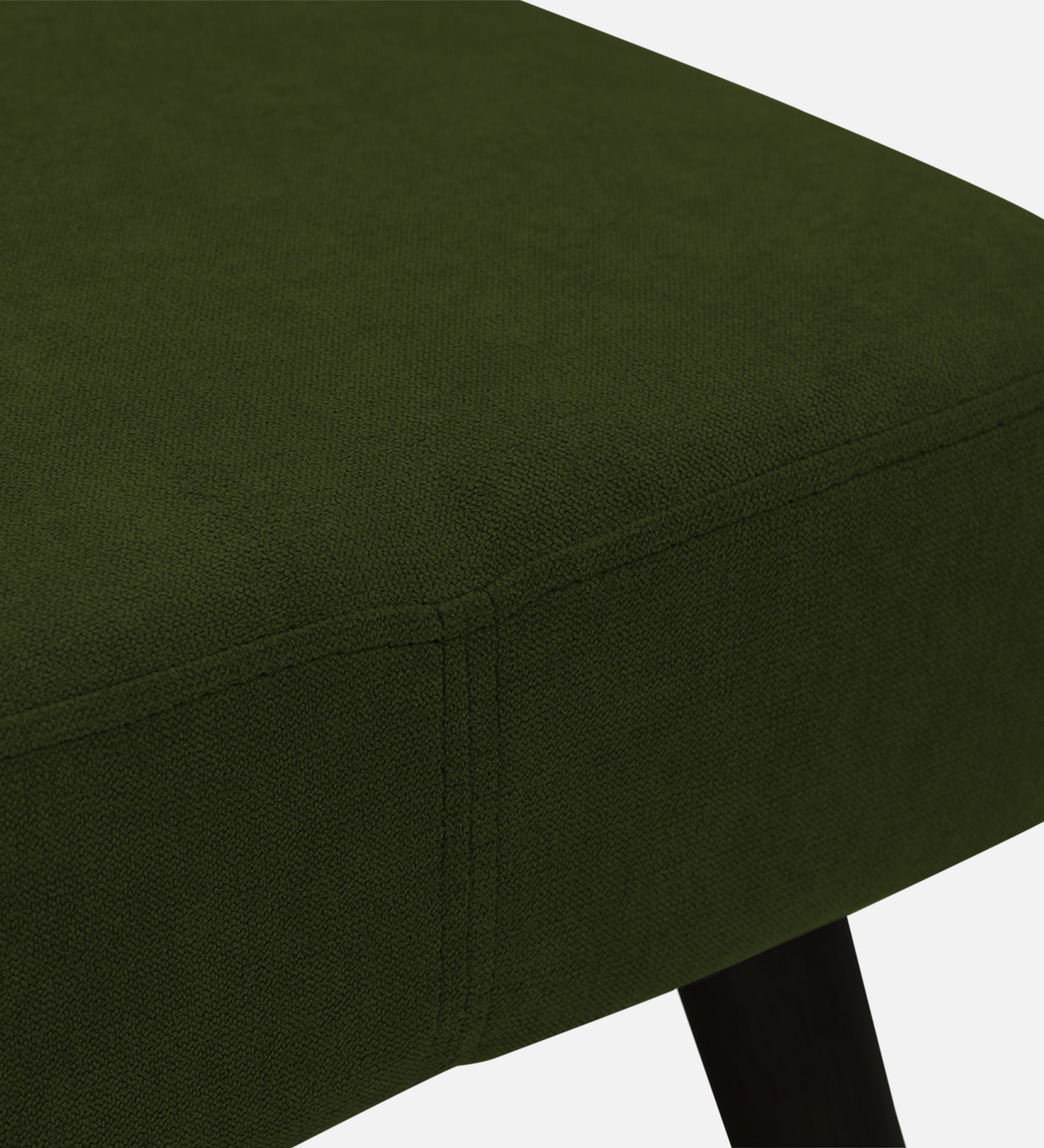 Luke Fabric Foot Stool In Olive Green Colour - Febonic Living